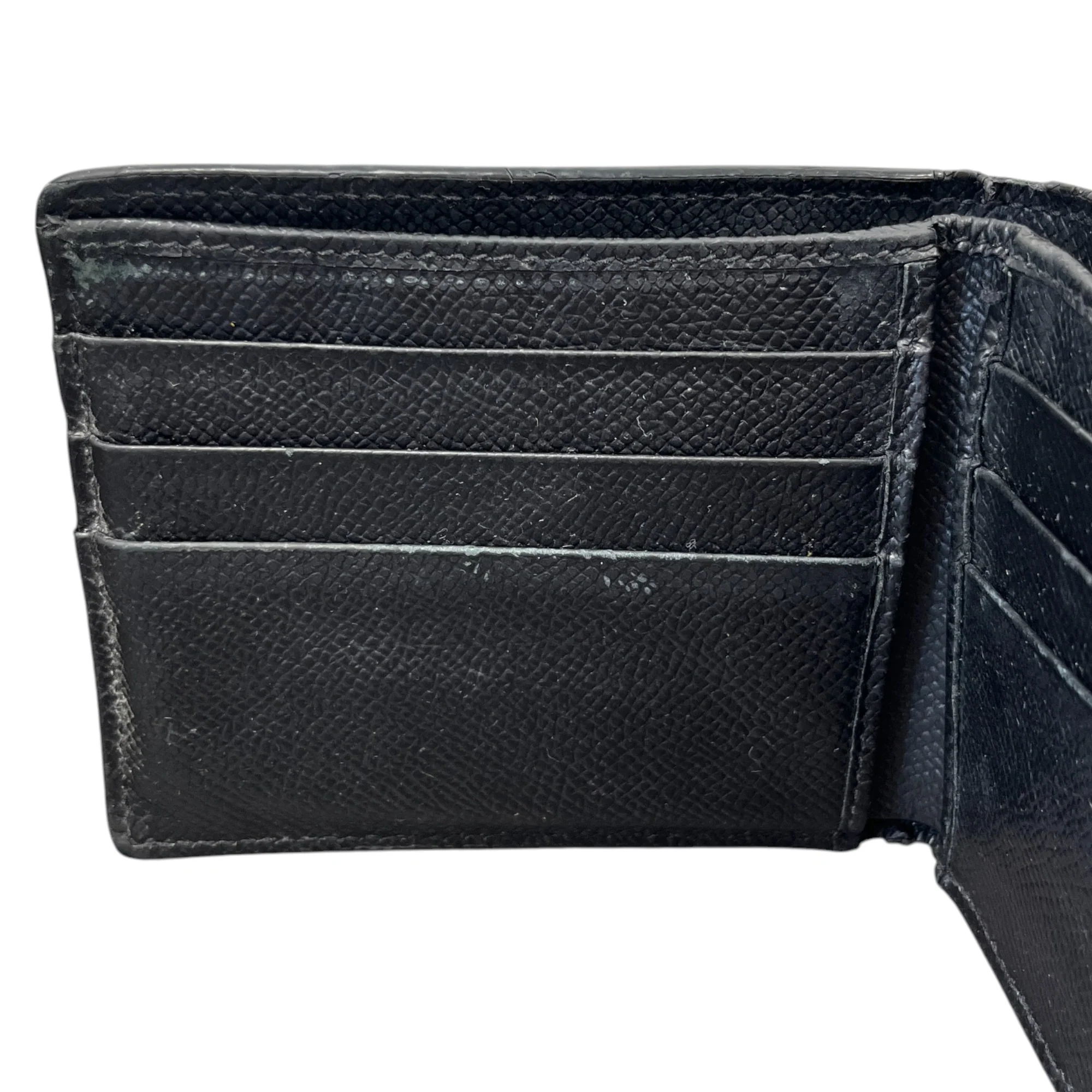 Men's Plaque Logo Wallet Black - Image 6