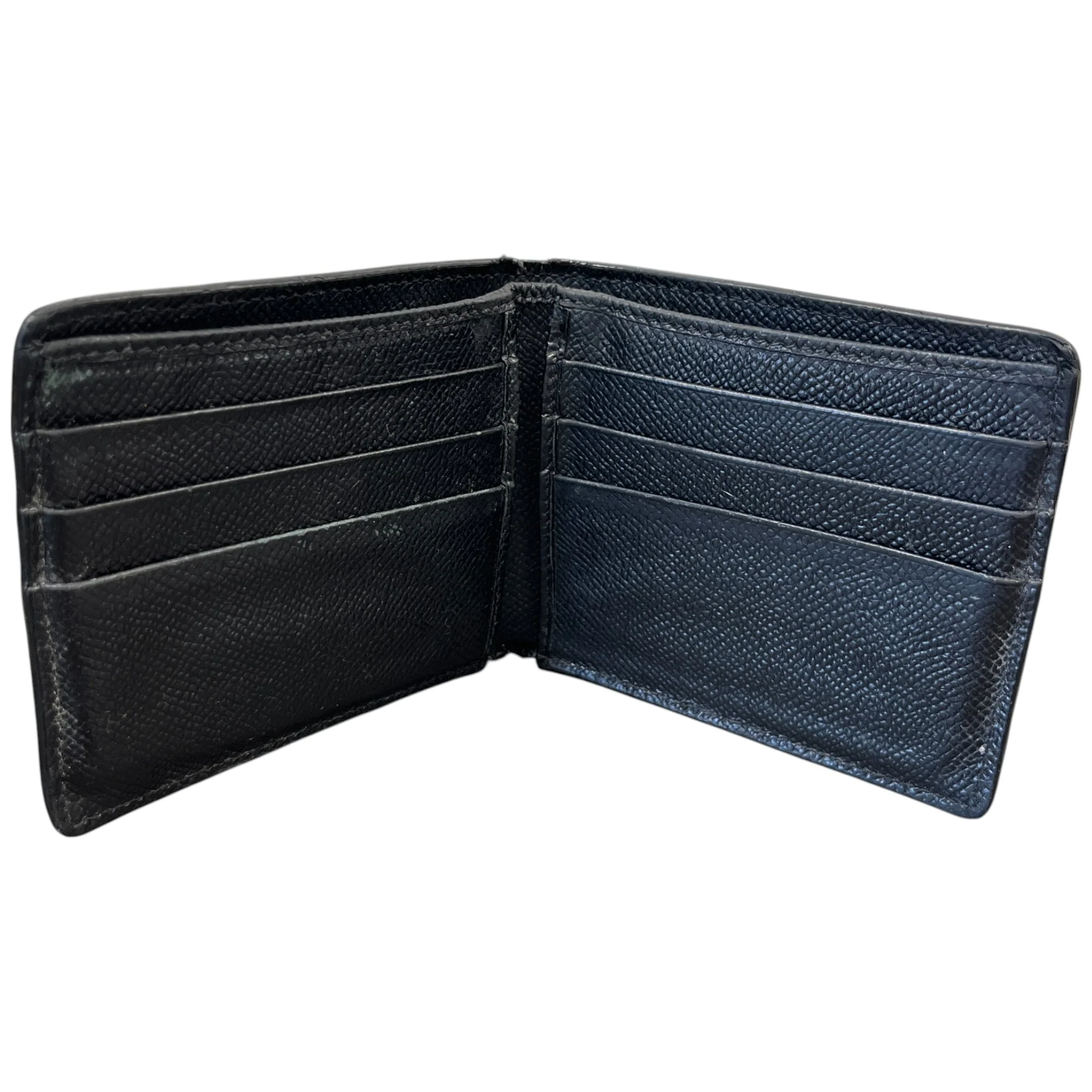 Men's Plaque Logo Wallet Black - Image 7