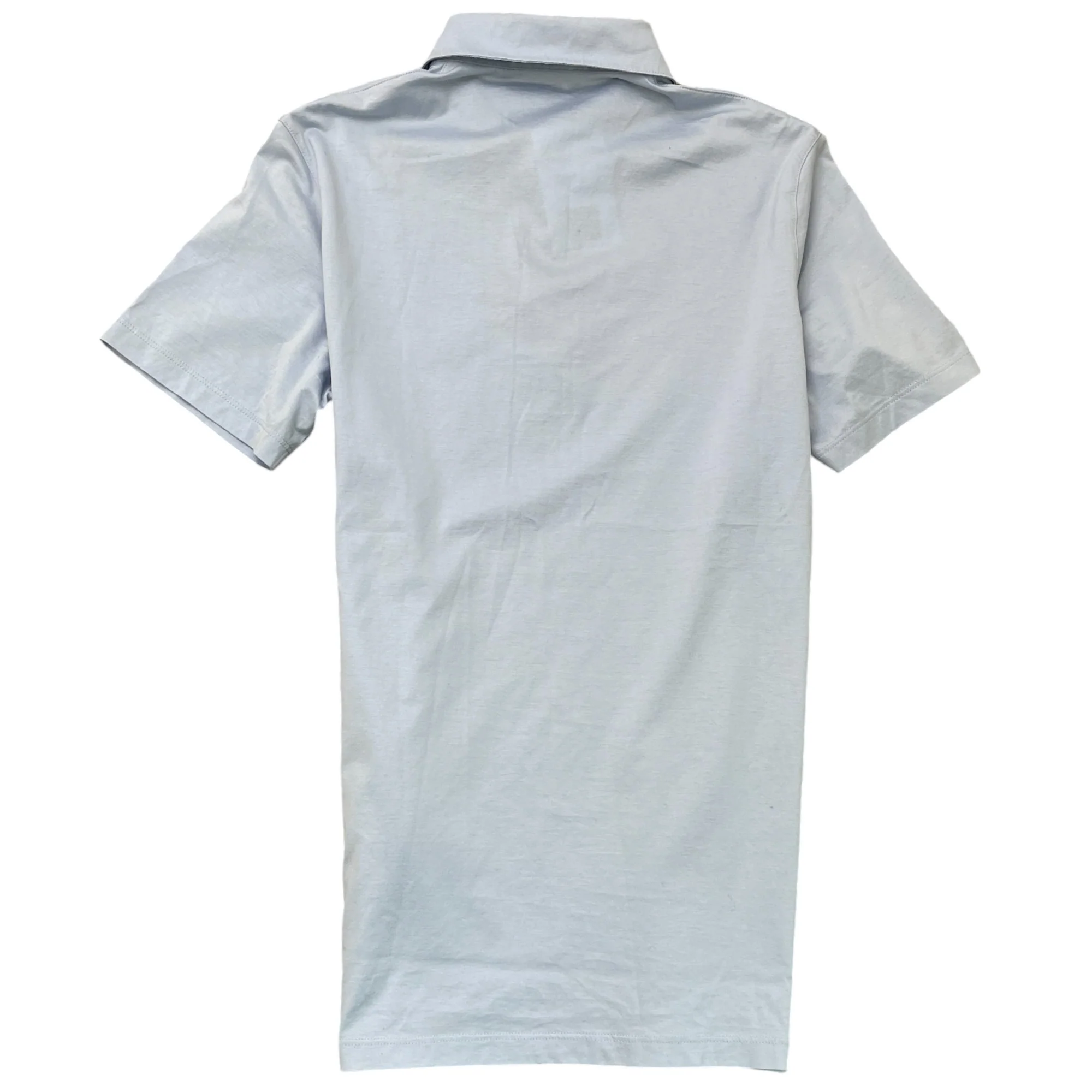 Men's Pocket Logo Polo Shirt Blue Size S - Image 2