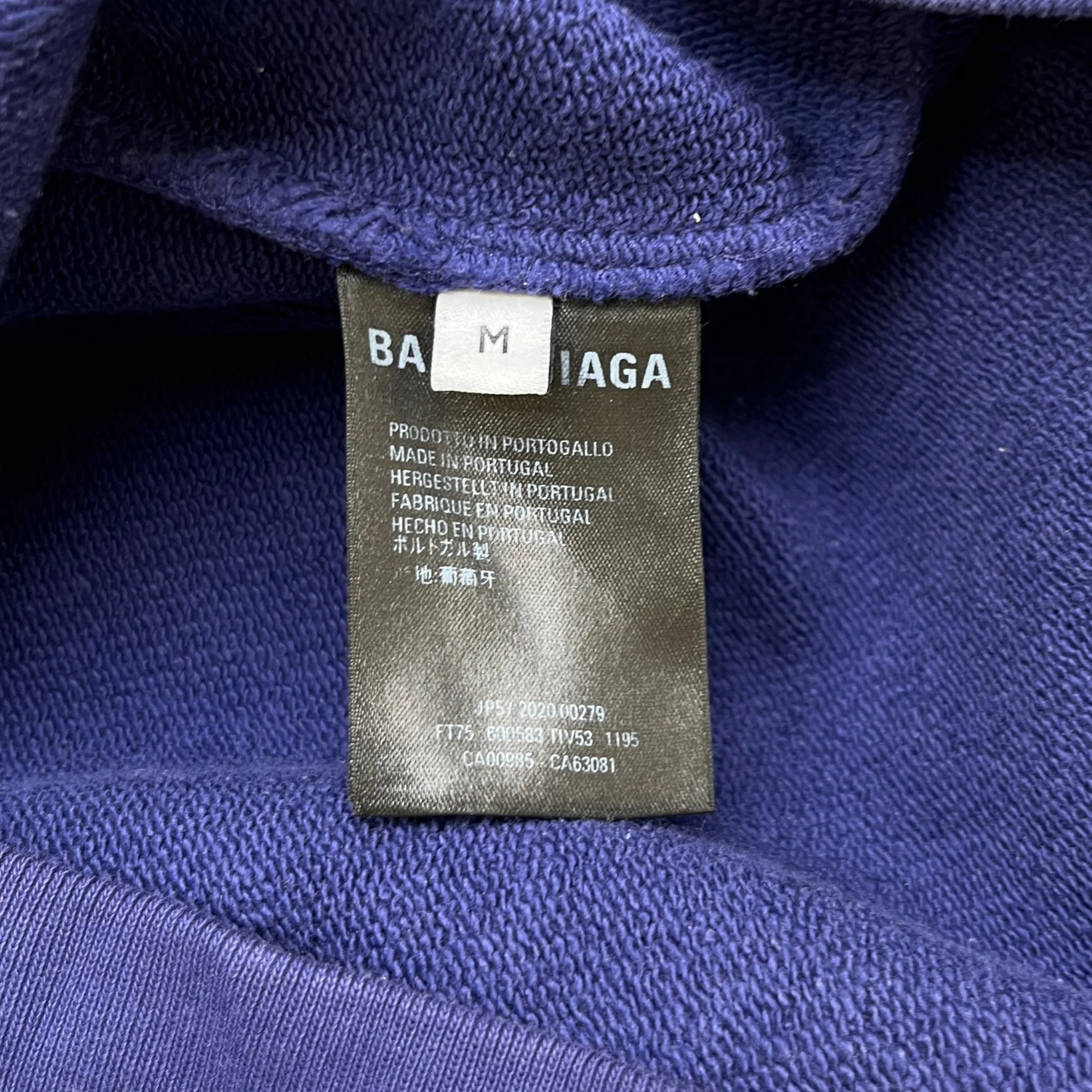 Men's Political Logo Hoodie Purple Size M - Image 6