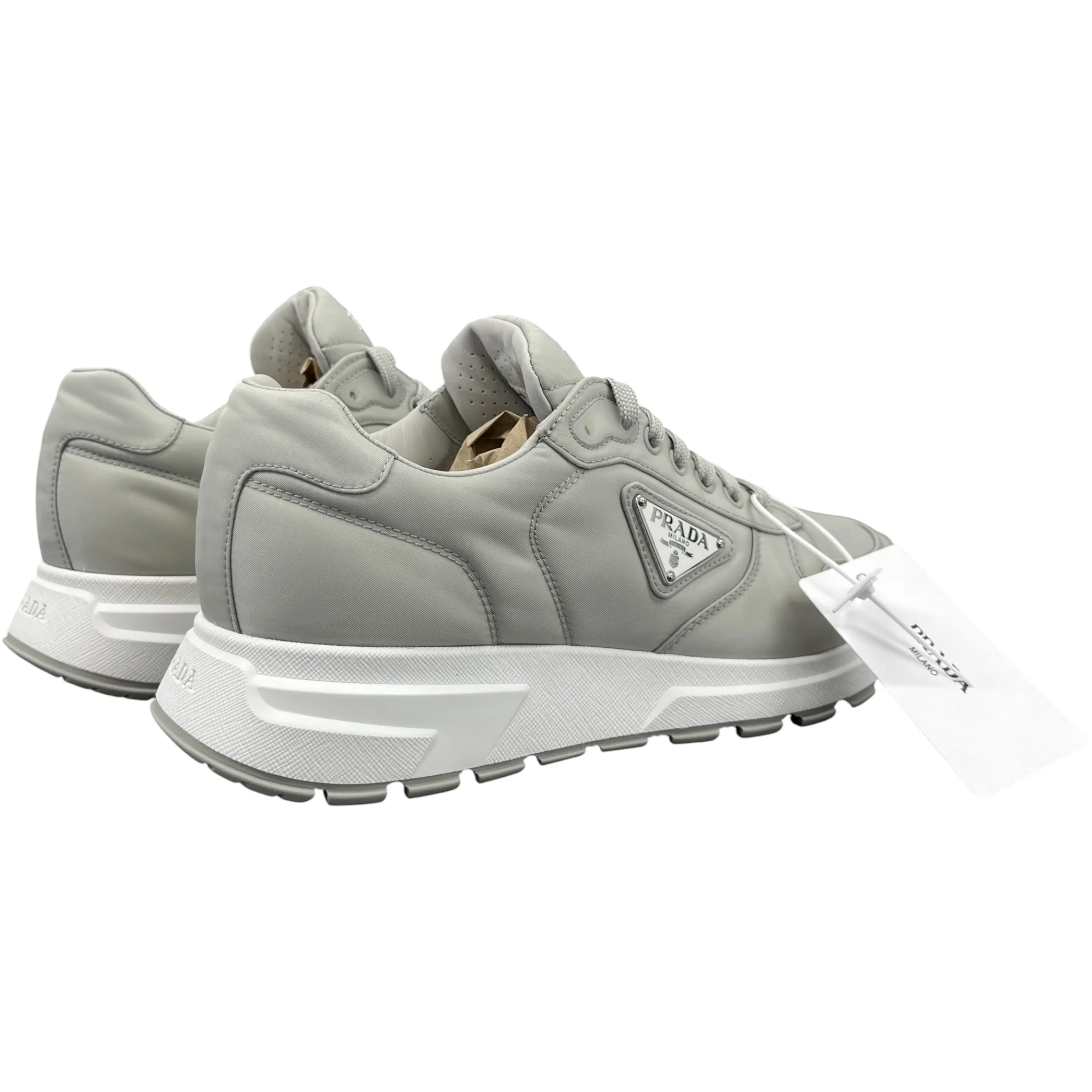 Men's Prax 01 Re-Nylon Low Trainers Grey Size EU 41 / UK 7 - Image 9