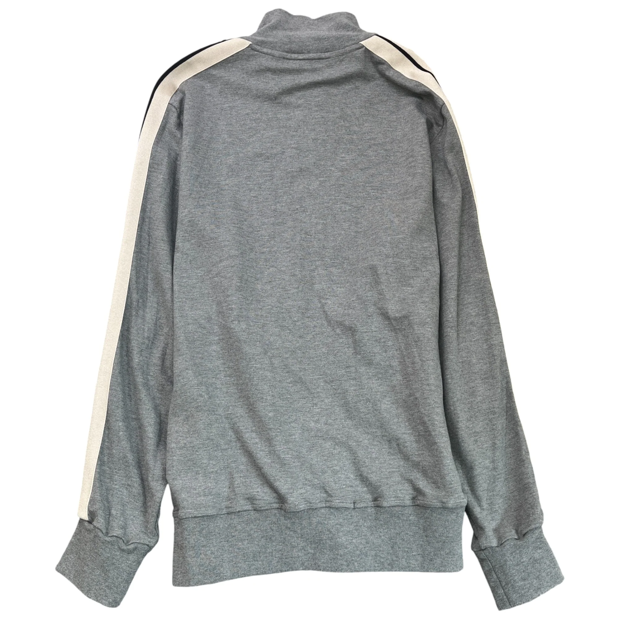 Men's Printed Logo Track Jacket Grey Size XL - Image 2