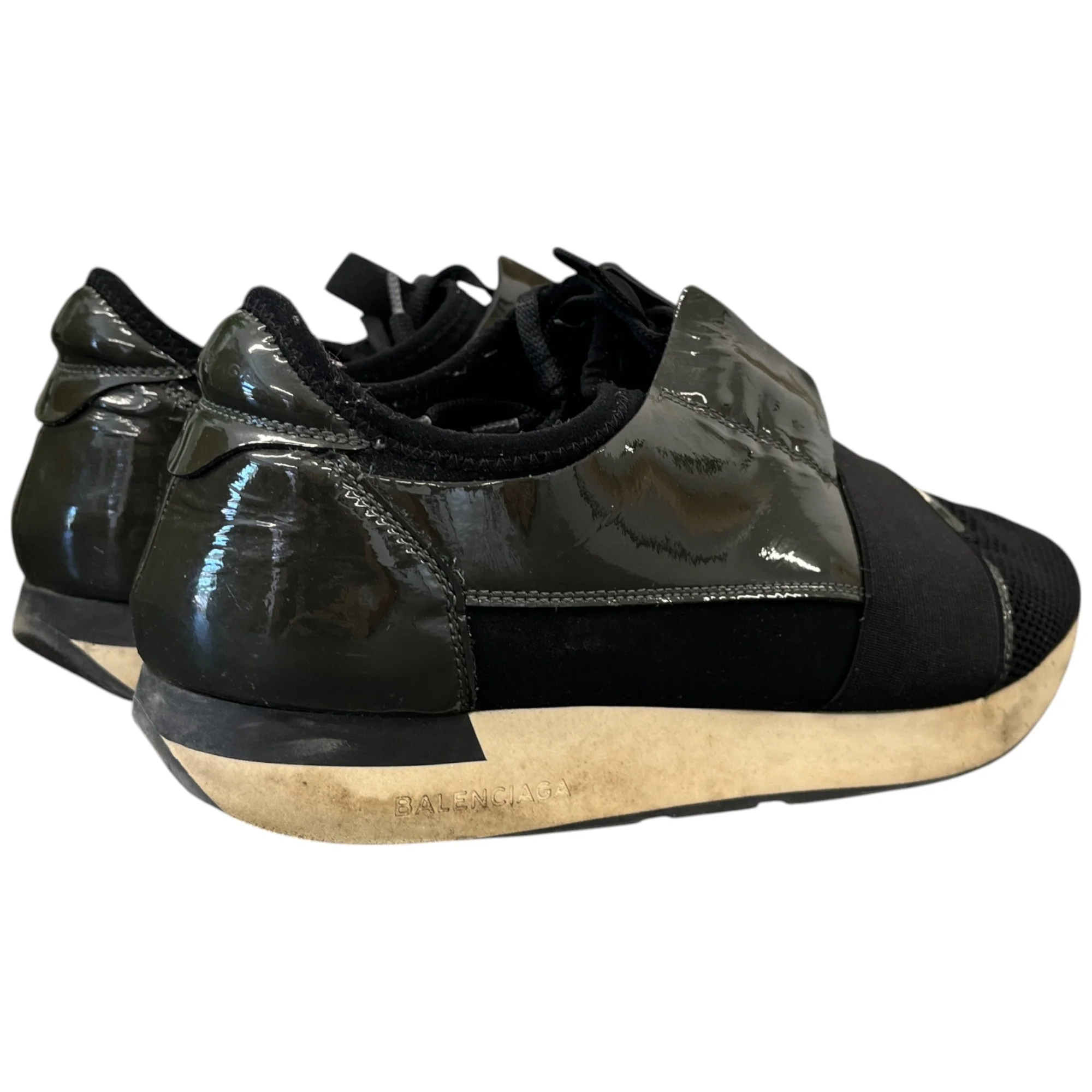Men's Race Runner Low Trainers Black Size EU 41 / UK 7 - Image 9