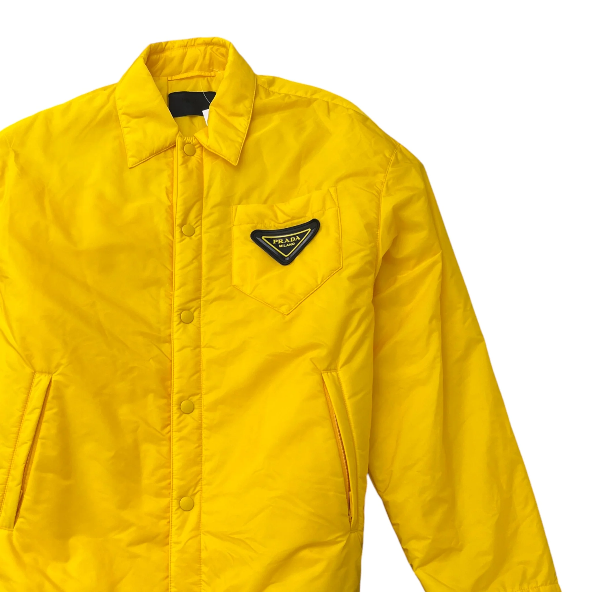 Men's Re-Nylon Lightweight Jacket Yellow Size L - Image 3