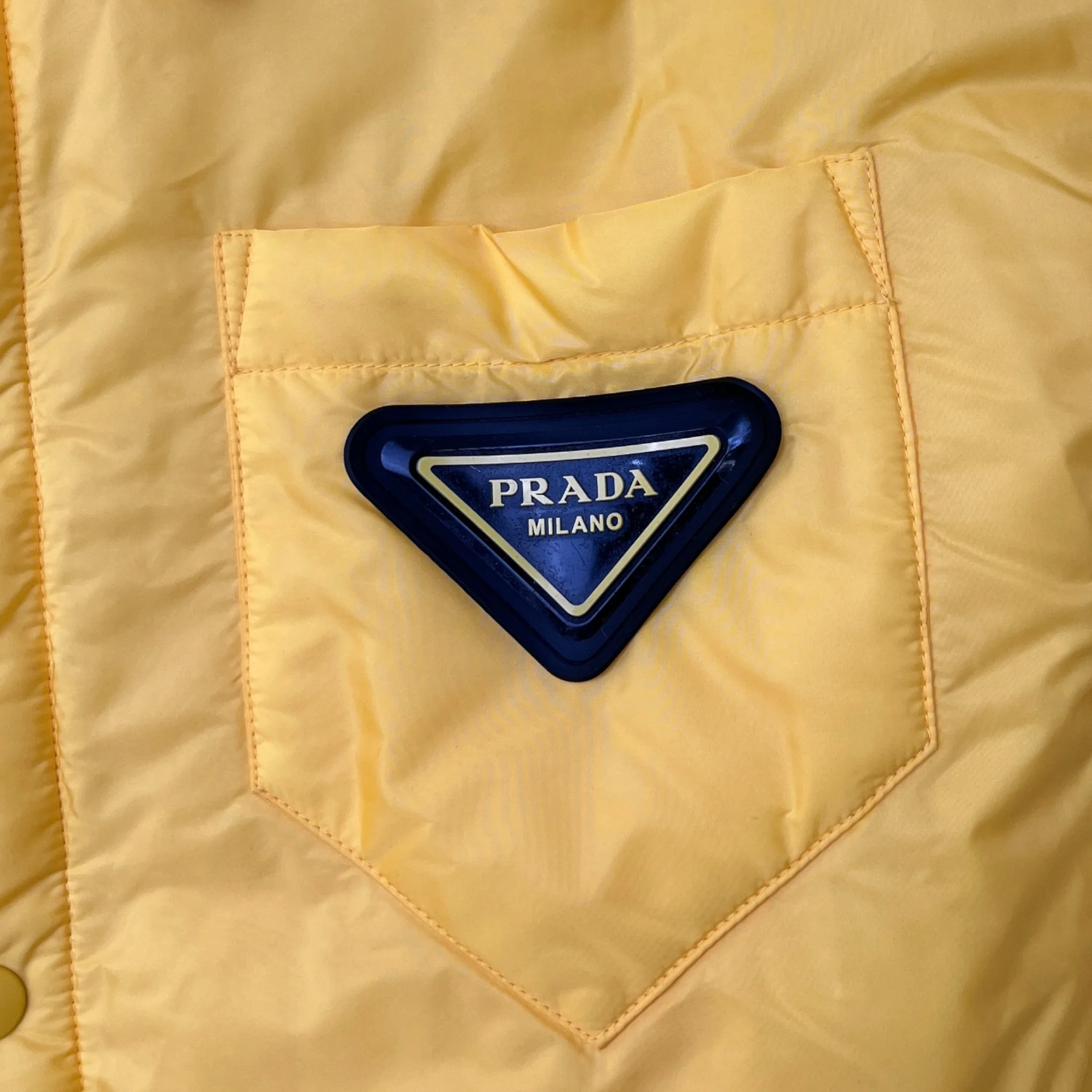Men's Re-Nylon Lightweight Jacket Yellow Size L - Image 5