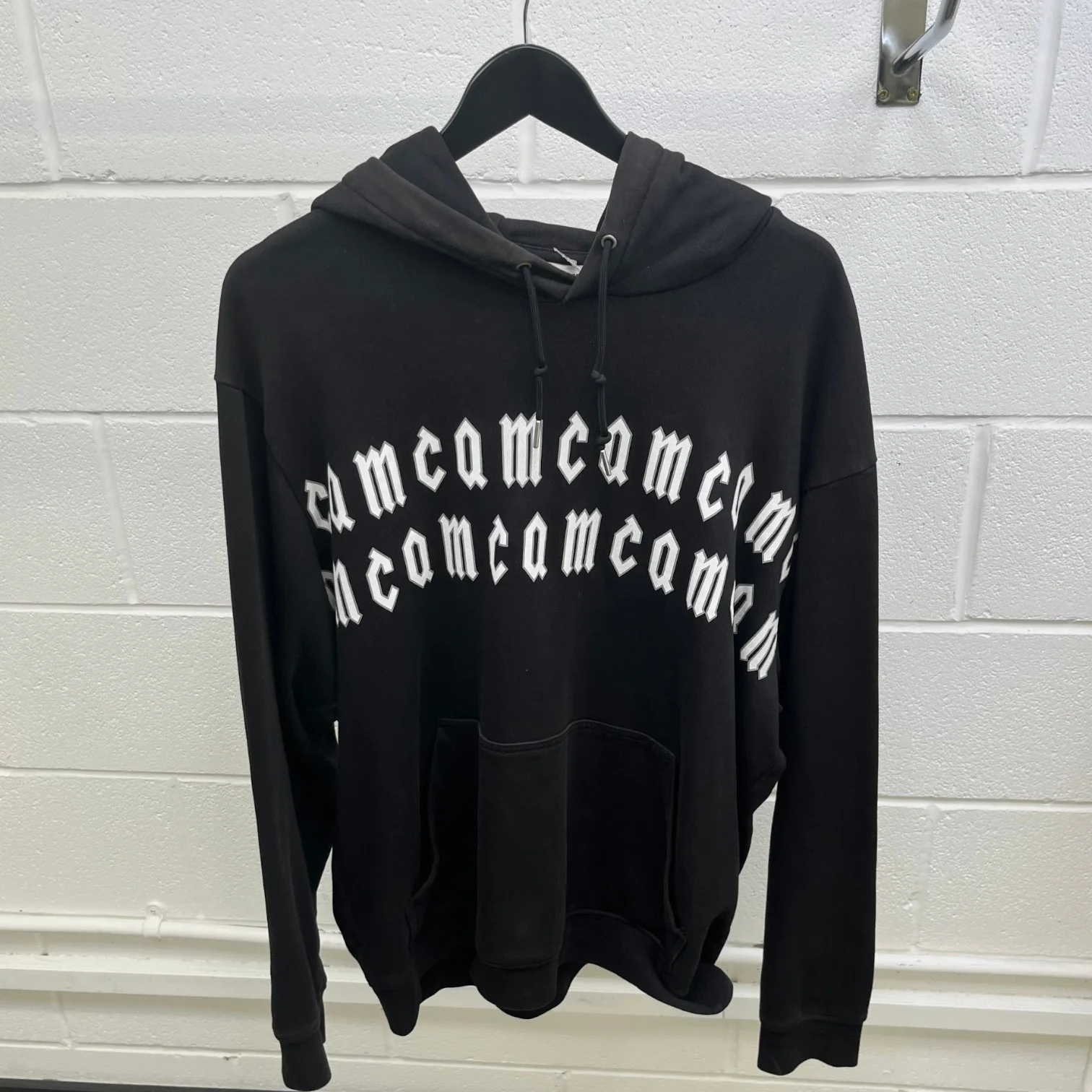 Men's Repeat Logo Hoodie Black Size XL - Image 8