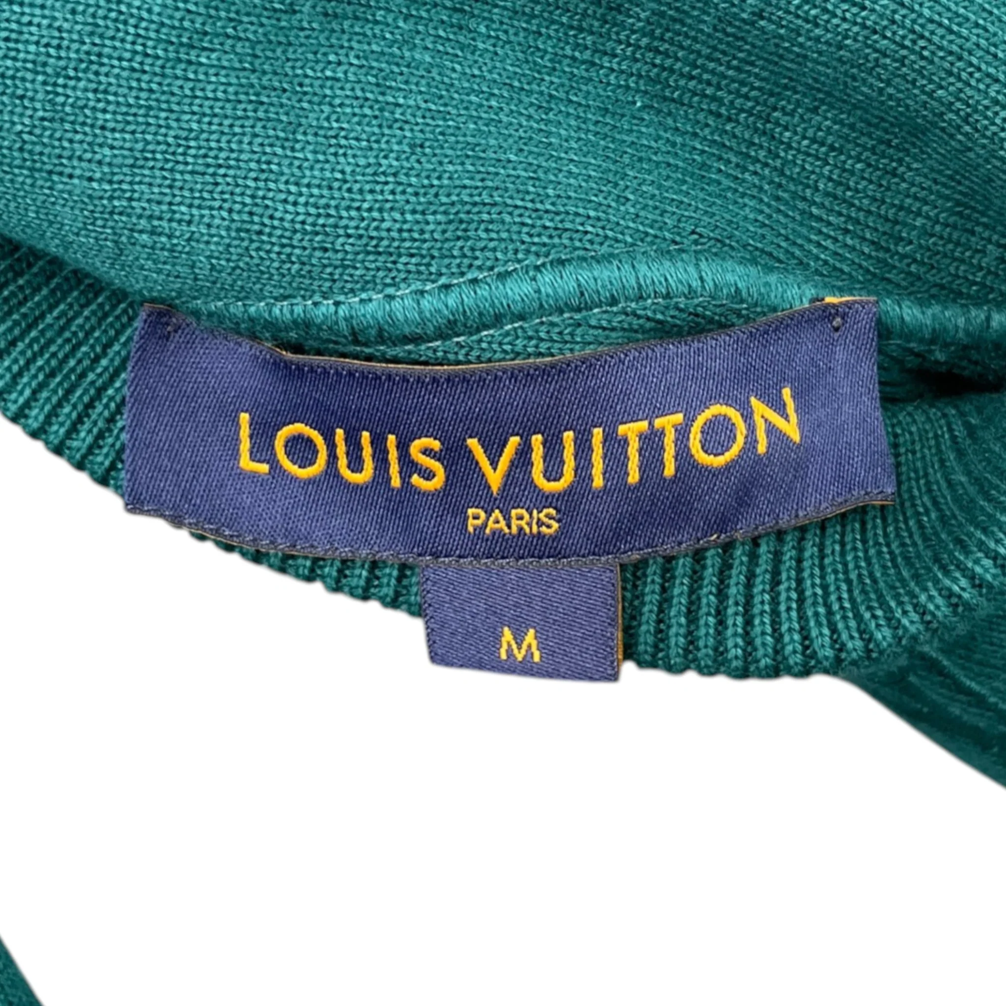 Men's Reversible Damier Track Jacket Green Size M - Image 11