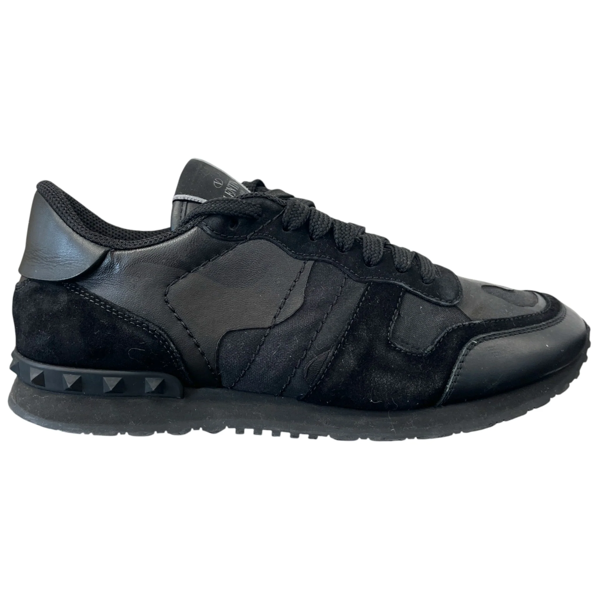 Men's Rockrunner Camouflage Low Trainers Black Size EU 41.5 / UK 7.5