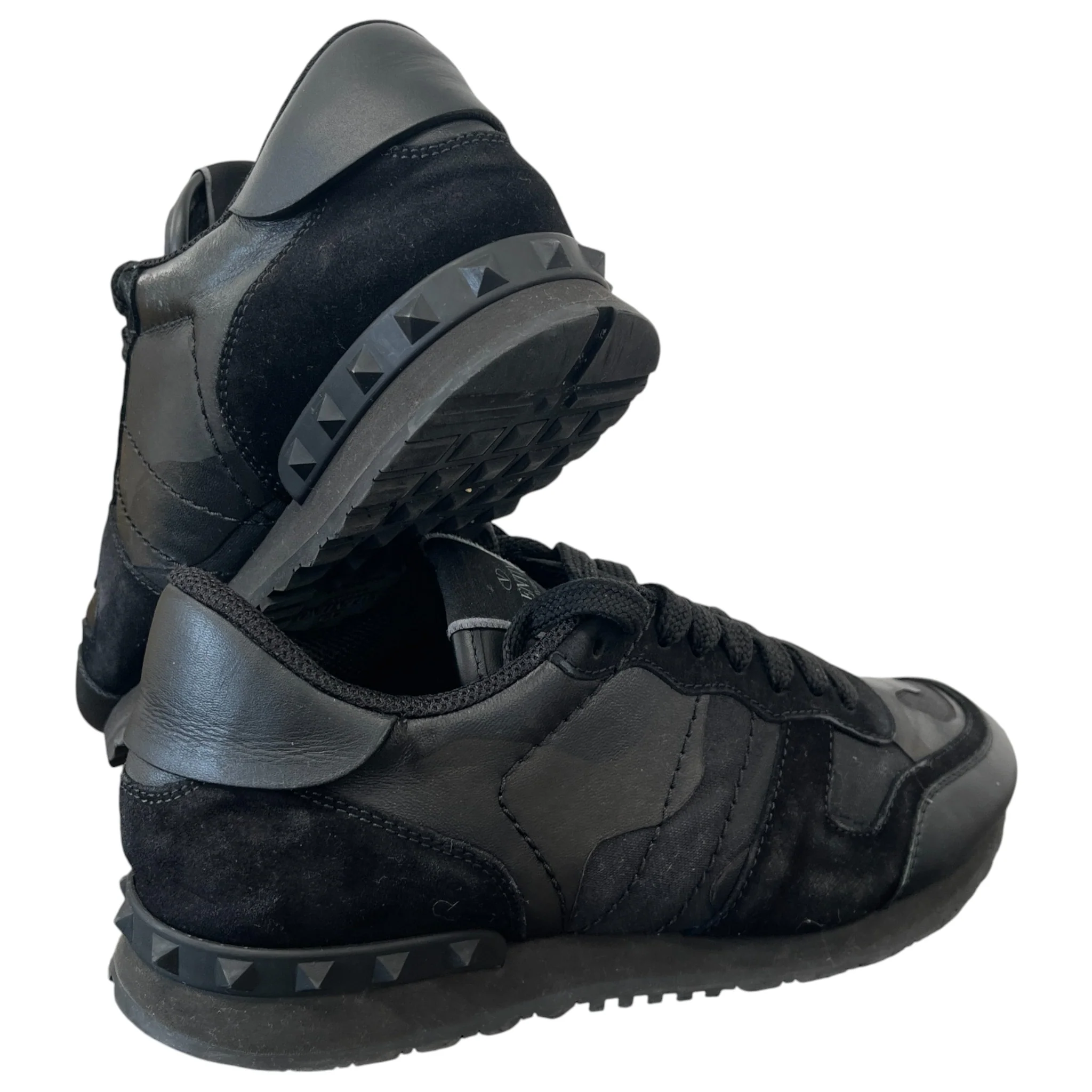 Men's Rockrunner Camouflage Low Trainers Black Size EU 41.5 / UK 7.5 - Image 10