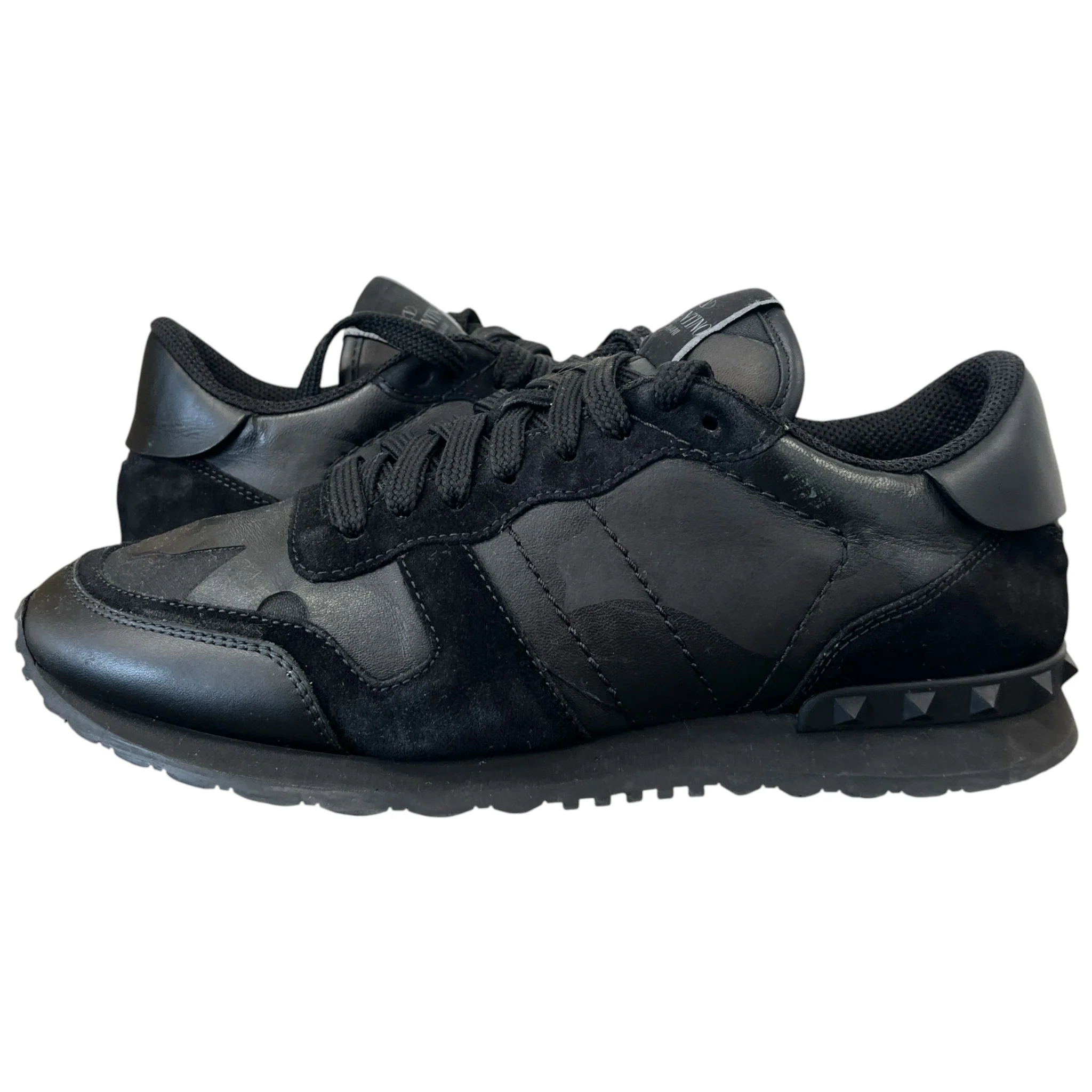 Men's Rockrunner Camouflage Low Trainers Black Size EU 41.5 / UK 7.5 - Image 3
