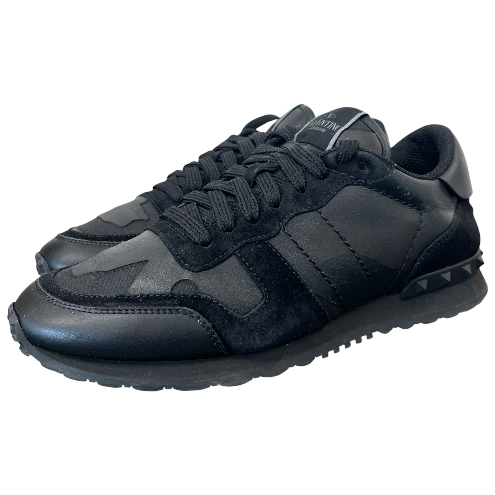 Men's Rockrunner Camouflage Low Trainers Black Size EU 41.5 / UK 7.5 - Image 8