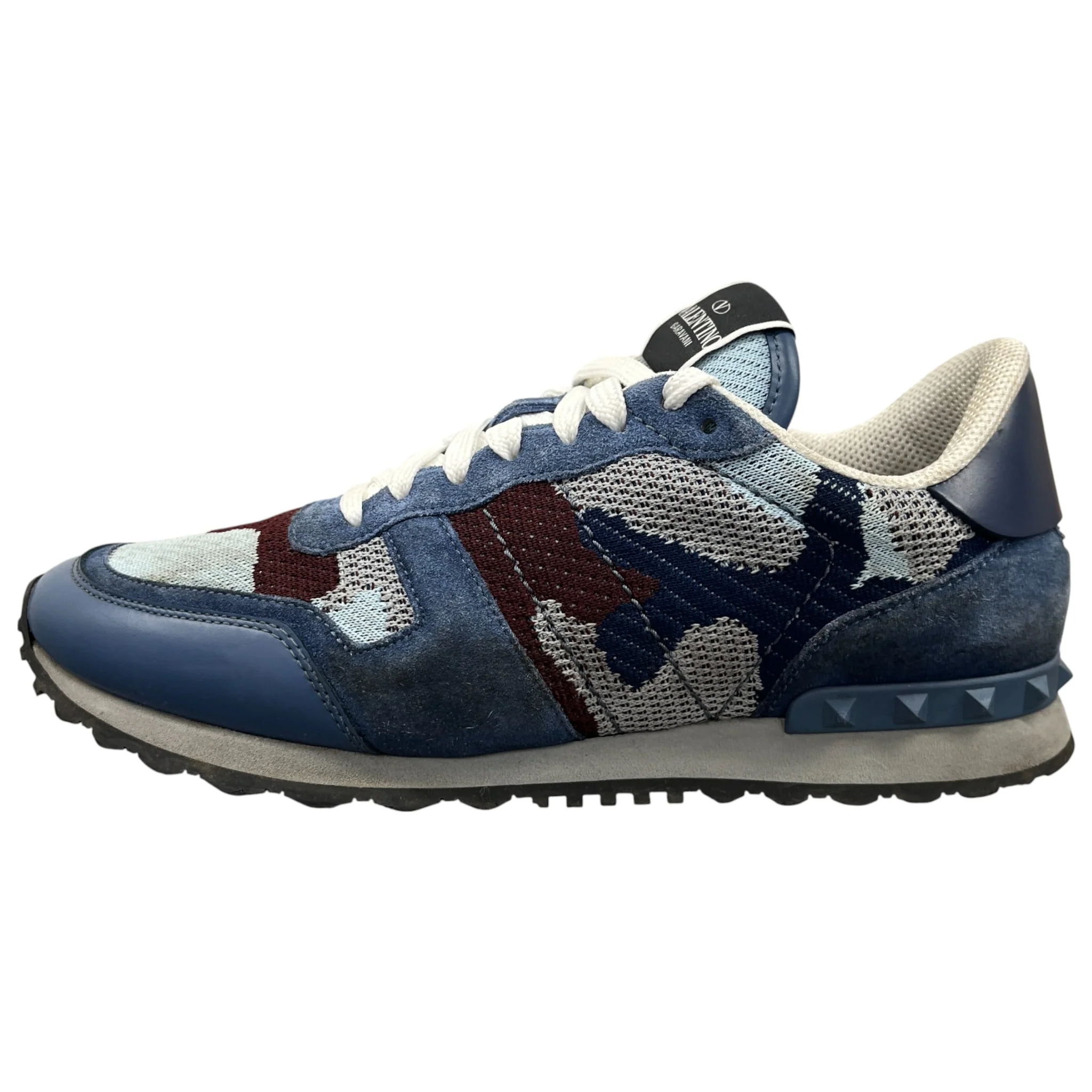 Men's Rockrunner Camouflage Low Trainers Blue Size EU 42 / UK 8 - Image 5