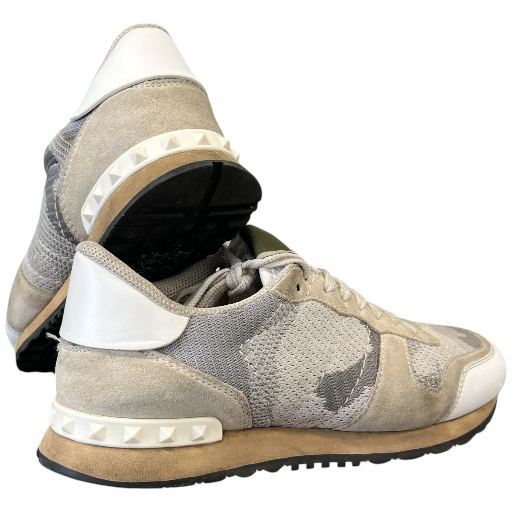 Men's Rockrunner Camouflage Low Trainers Grey Size EU 40 / UK 6 - Image 10