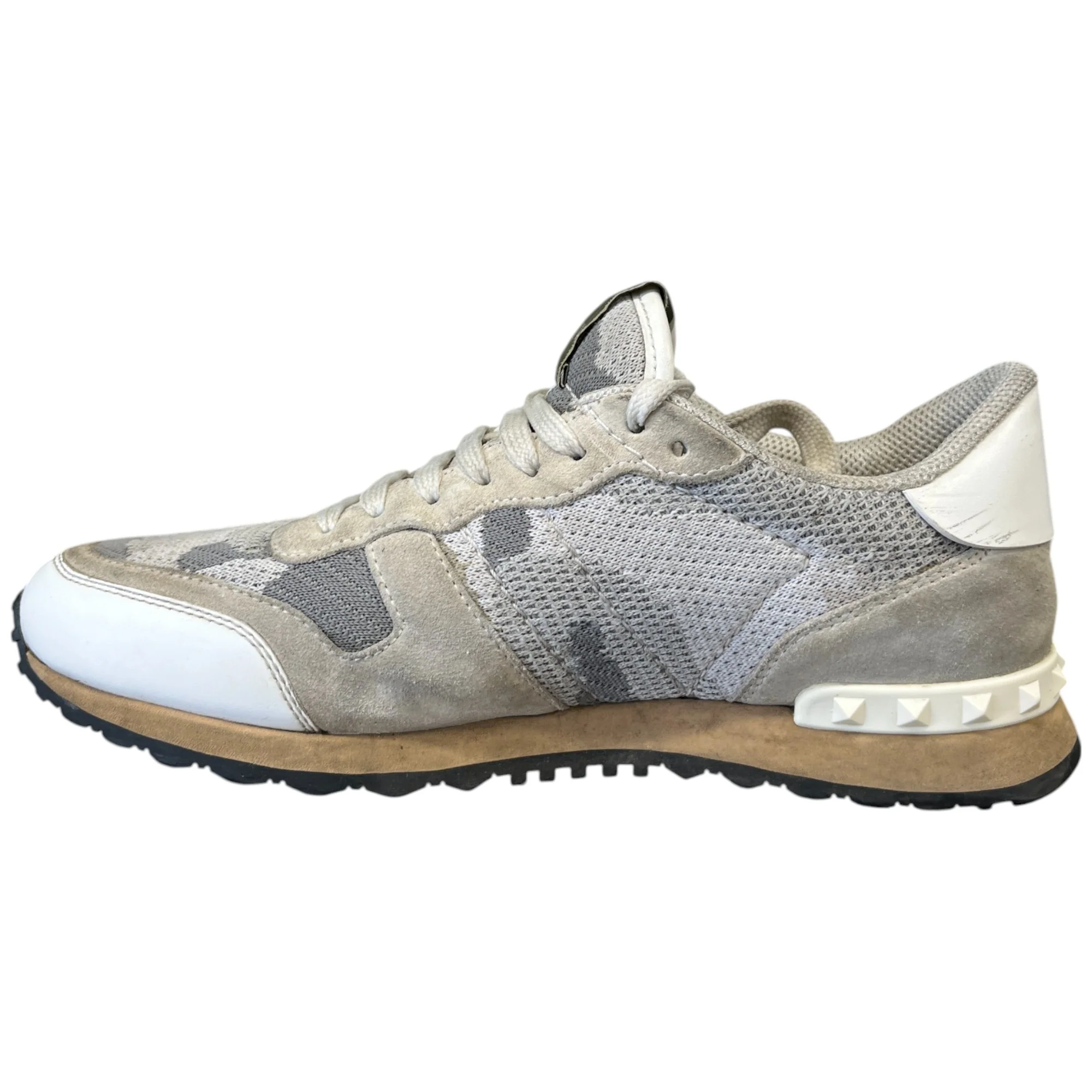 Men's Rockrunner Camouflage Low Trainers Grey Size EU 40 / UK 6 - Image 2