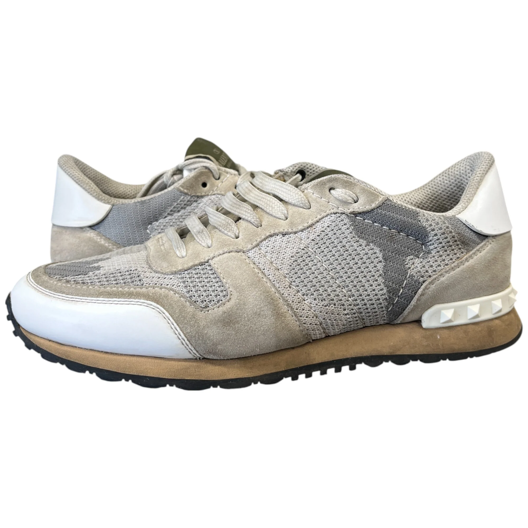 Men's Rockrunner Camouflage Low Trainers Grey Size EU 40 / UK 6 - Image 3