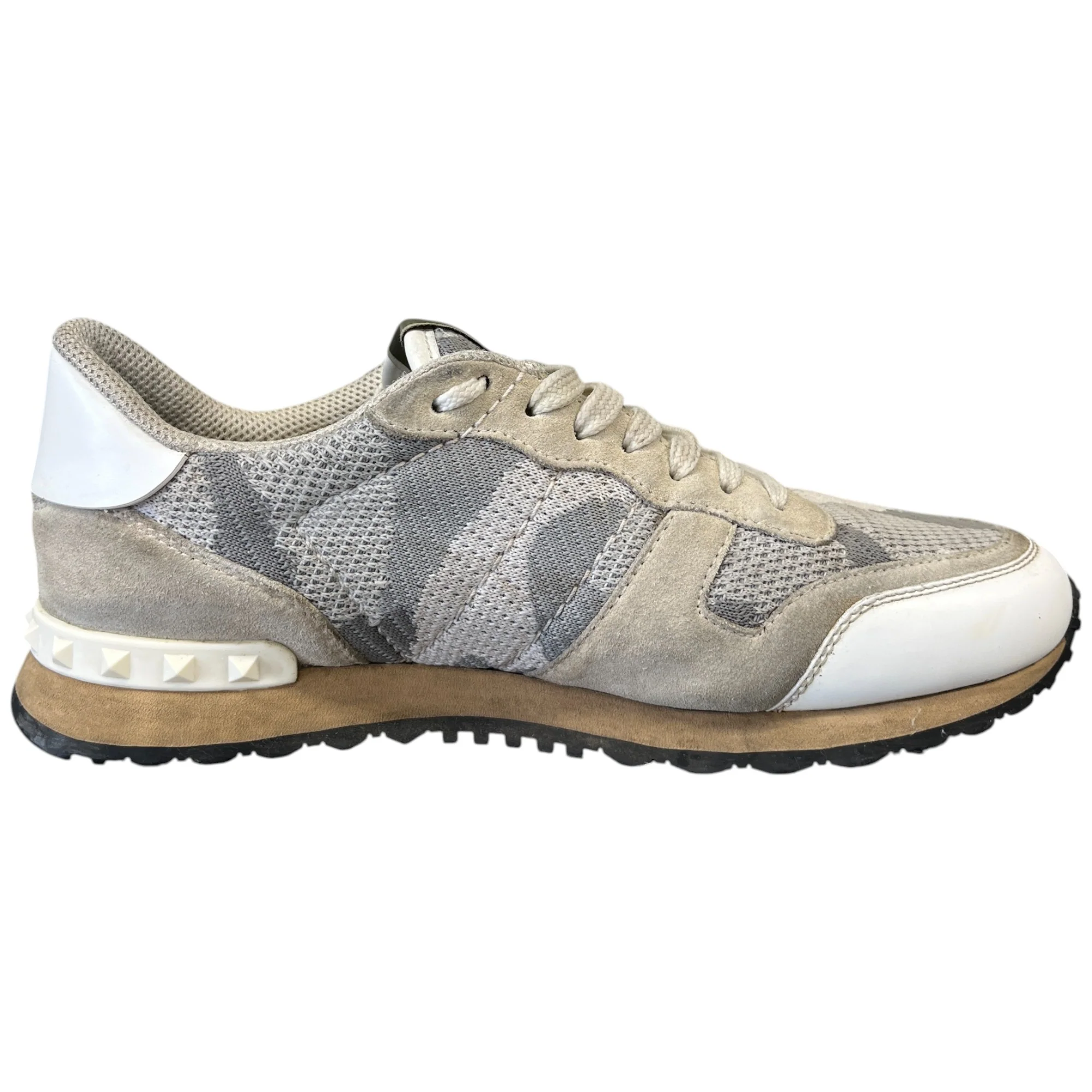 Men's Rockrunner Camouflage Low Trainers Grey Size EU 40 / UK 6 - Image 5