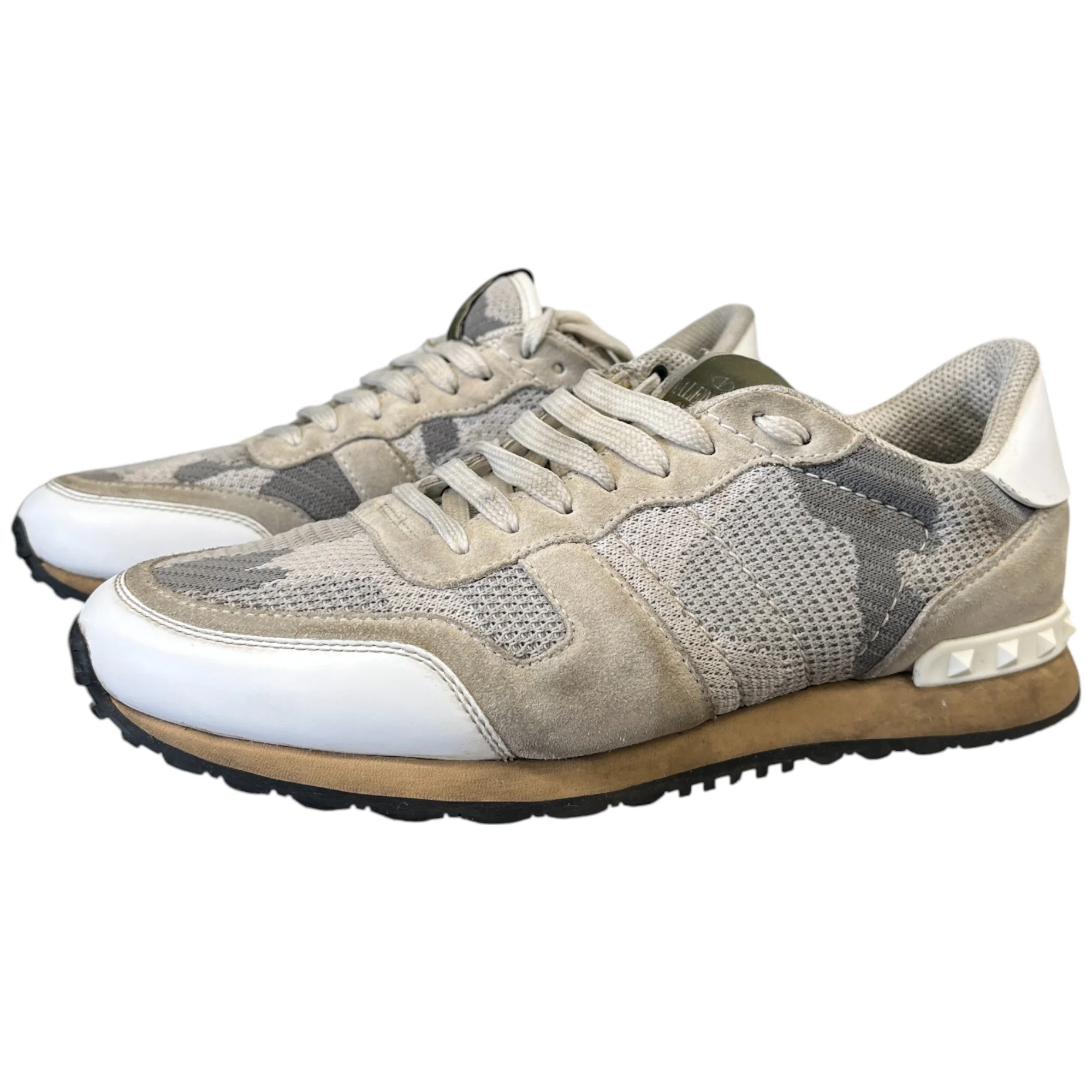 Men's Rockrunner Camouflage Low Trainers Grey Size EU 40 / UK 6 - Image 8