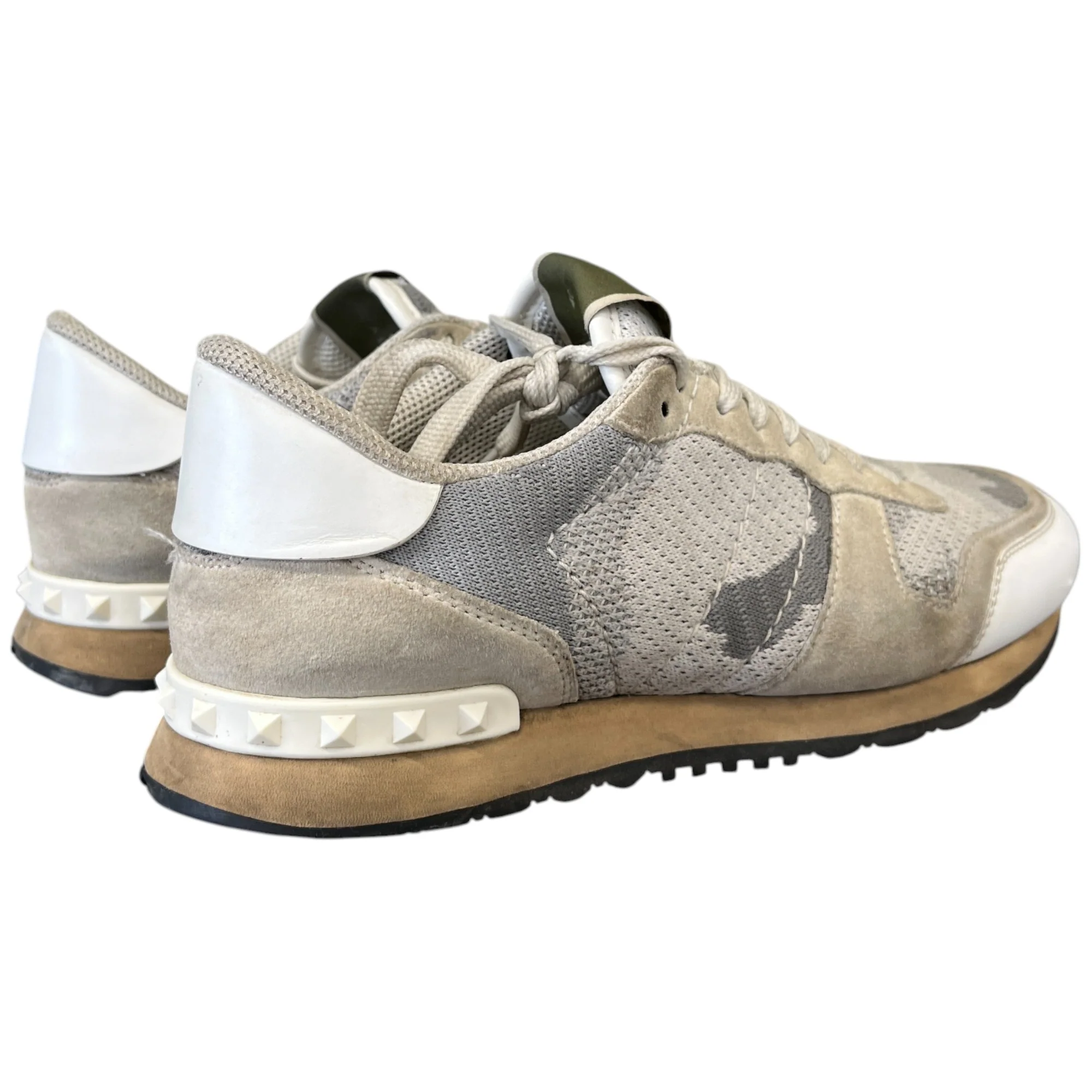 Men's Rockrunner Camouflage Low Trainers Grey Size EU 40 / UK 6 - Image 9