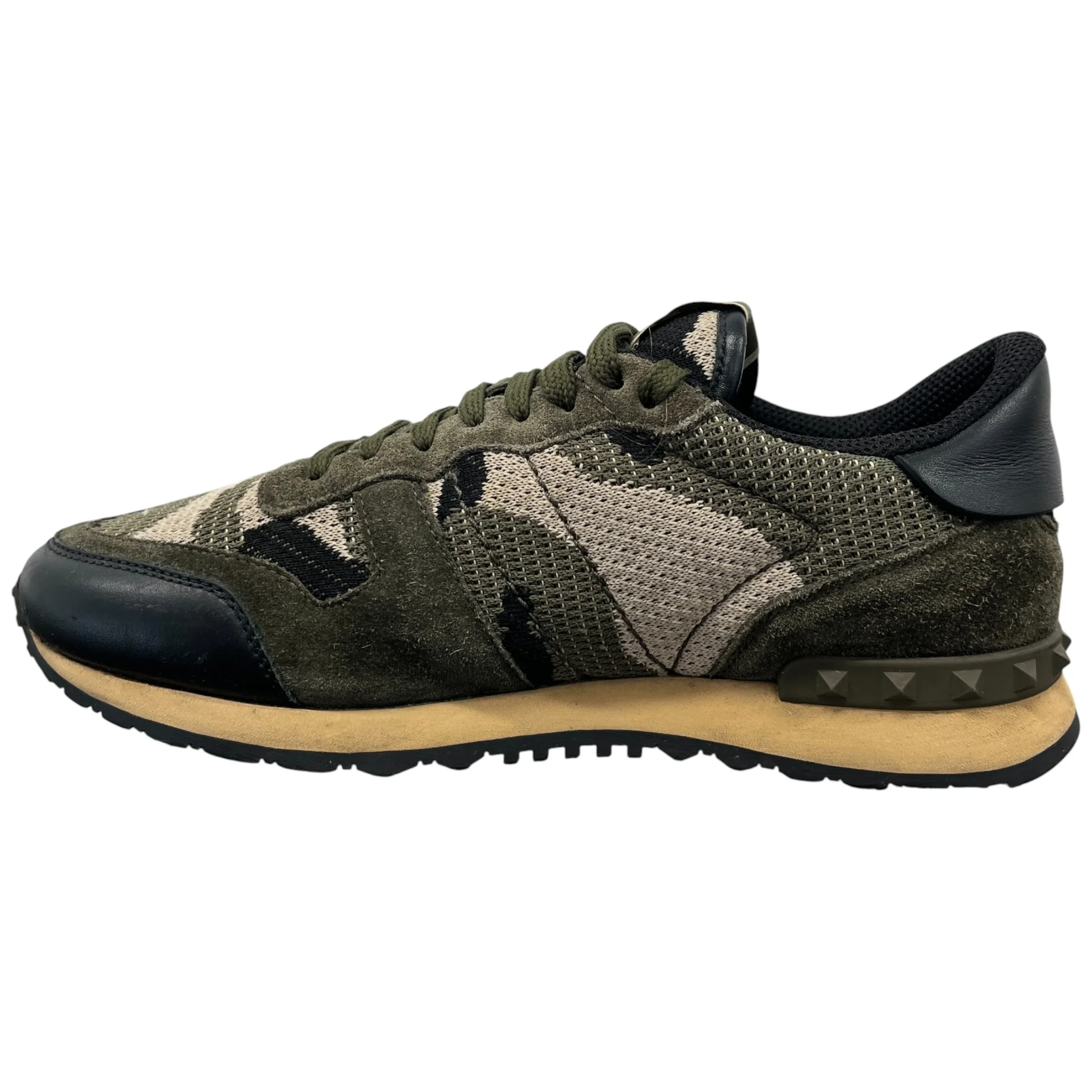 Men's Rockrunner Camouflage Low Trainers Khaki Size EU 39.5 / UK 5.5 - Image 2