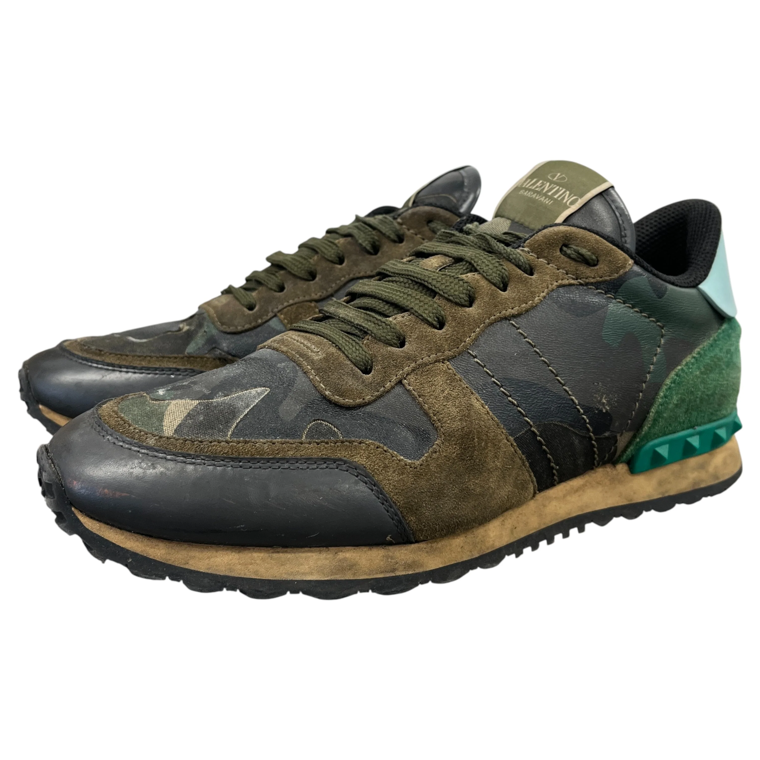 Men's Rockrunner Low Trainers Green Size EU 41 / UK 7 - Image 8