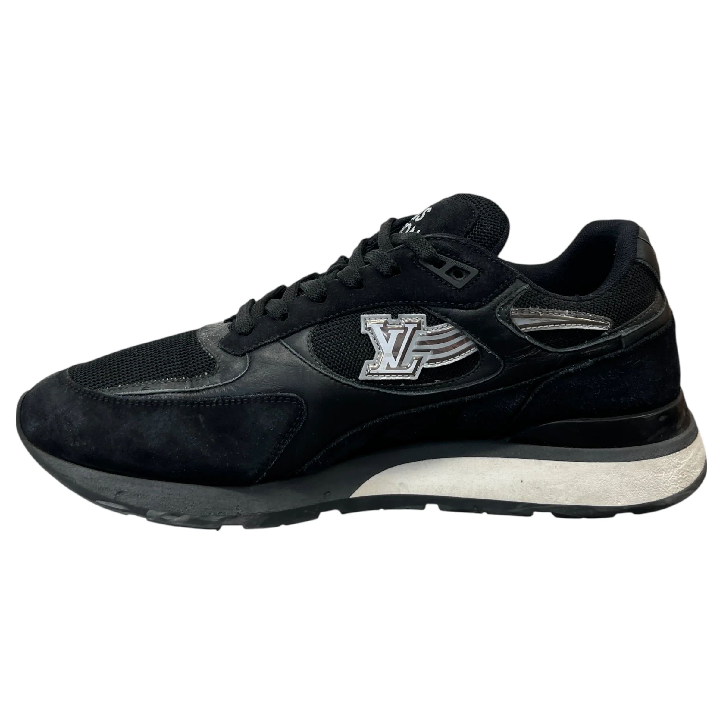 Men's Run Away Low Trainers Black Size EU 42.5 / UK 8.5 - Image 2