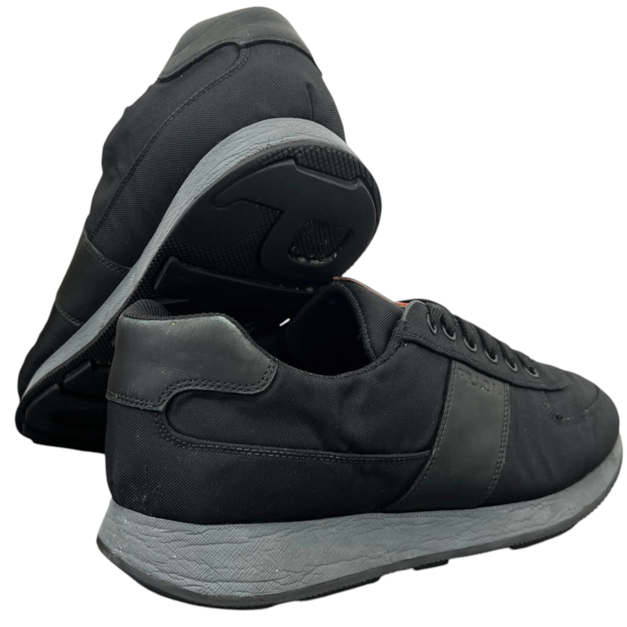 Men's Runner Low Trainers Black Size EU 44 / UK 10 - Image 10