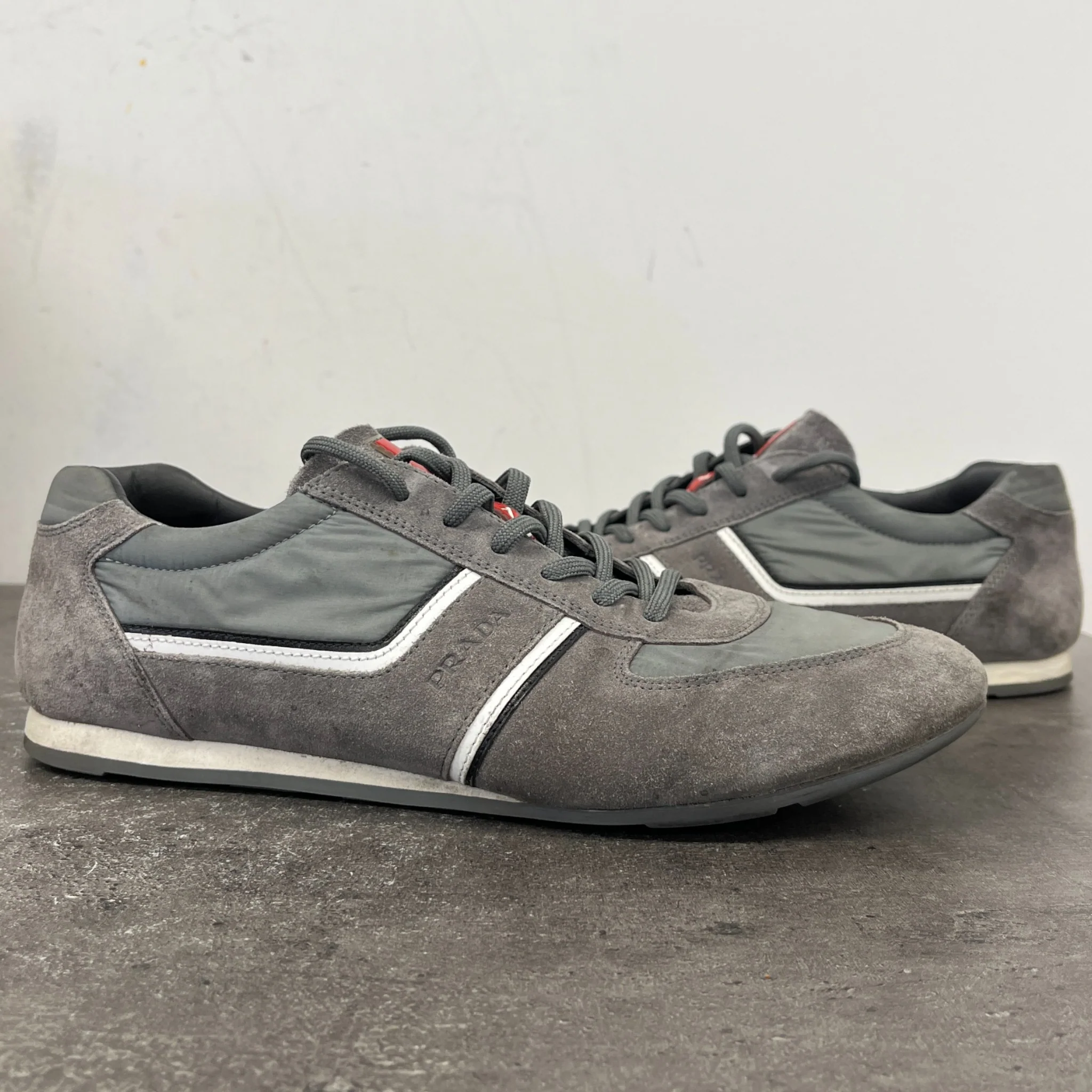 Men's Runner Low Trainers Grey Size EU 43 / UK 9 - Image 12