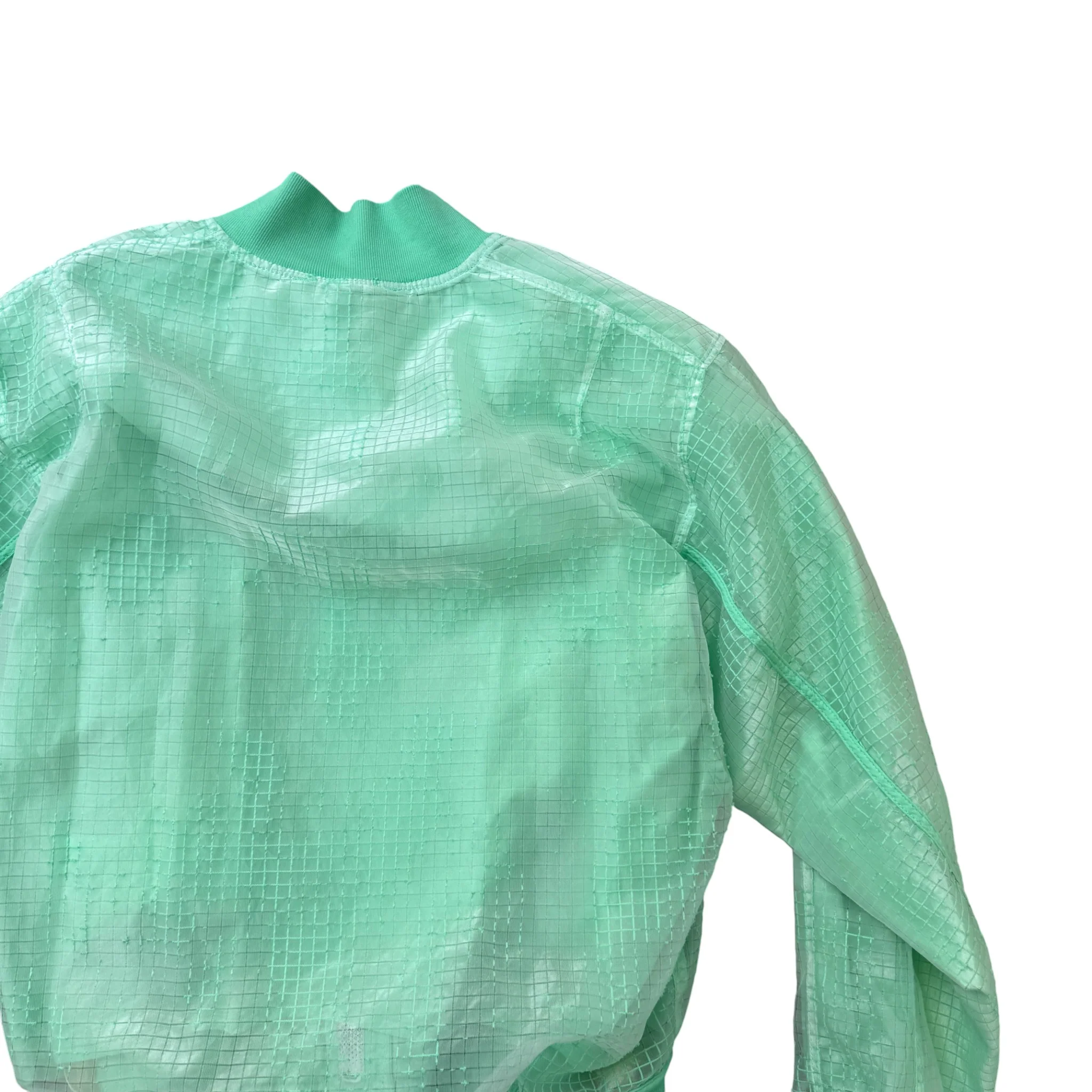 Men's Shadow Project Applique Logo Jacket Green Size S - Image 4