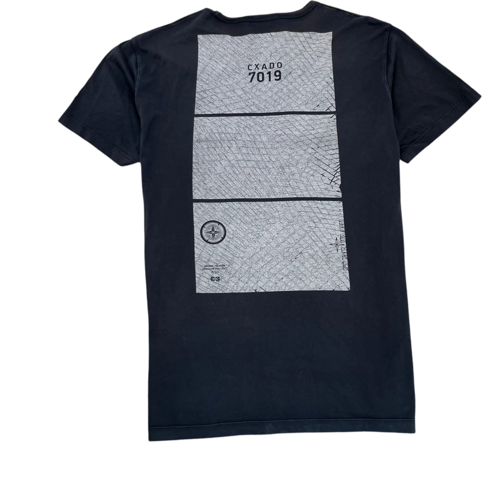 Men's Shadow Project Graphic T-Shirt Black Size XXL - Image 2