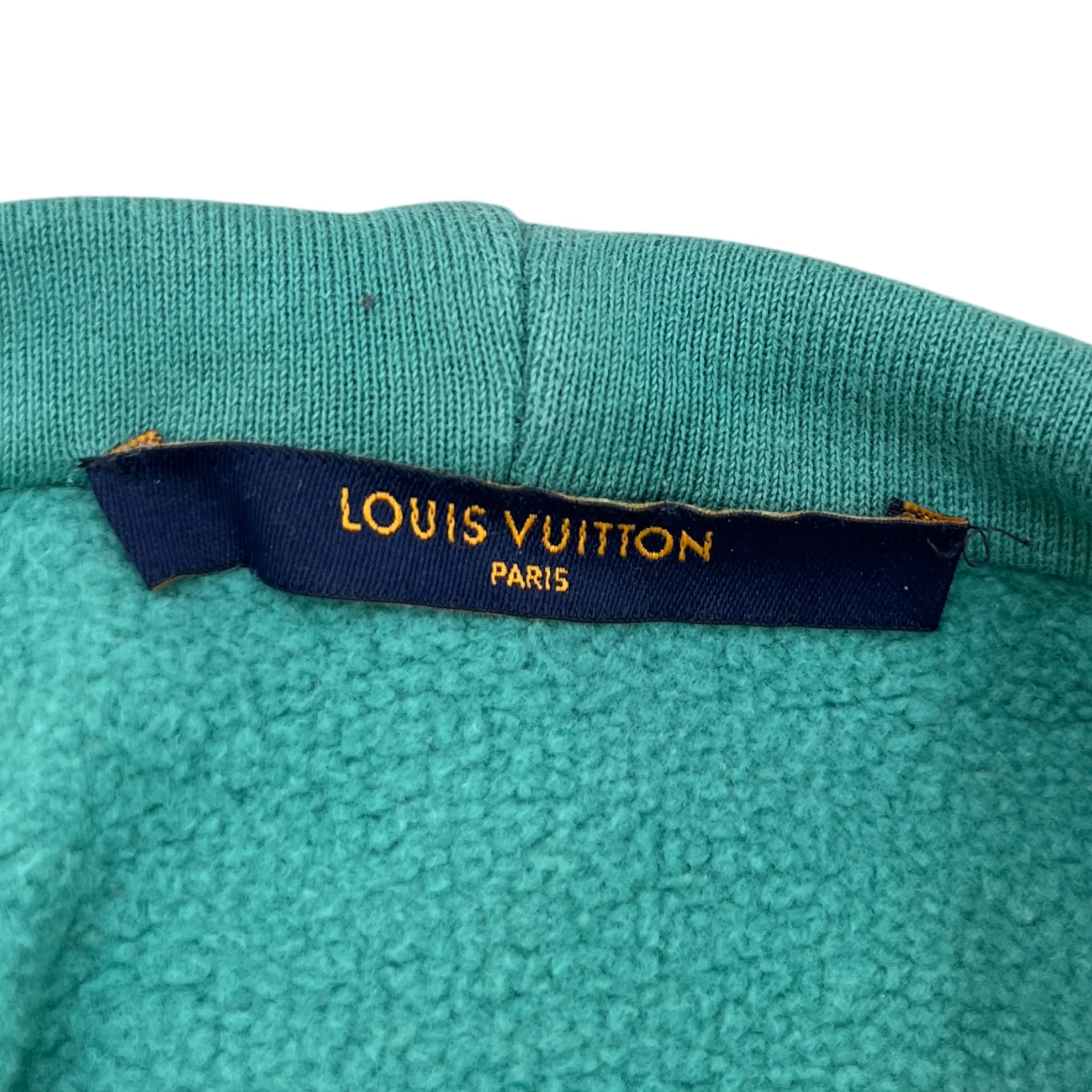 Men's Signature Logo Hoodie Green Size S - Image 7