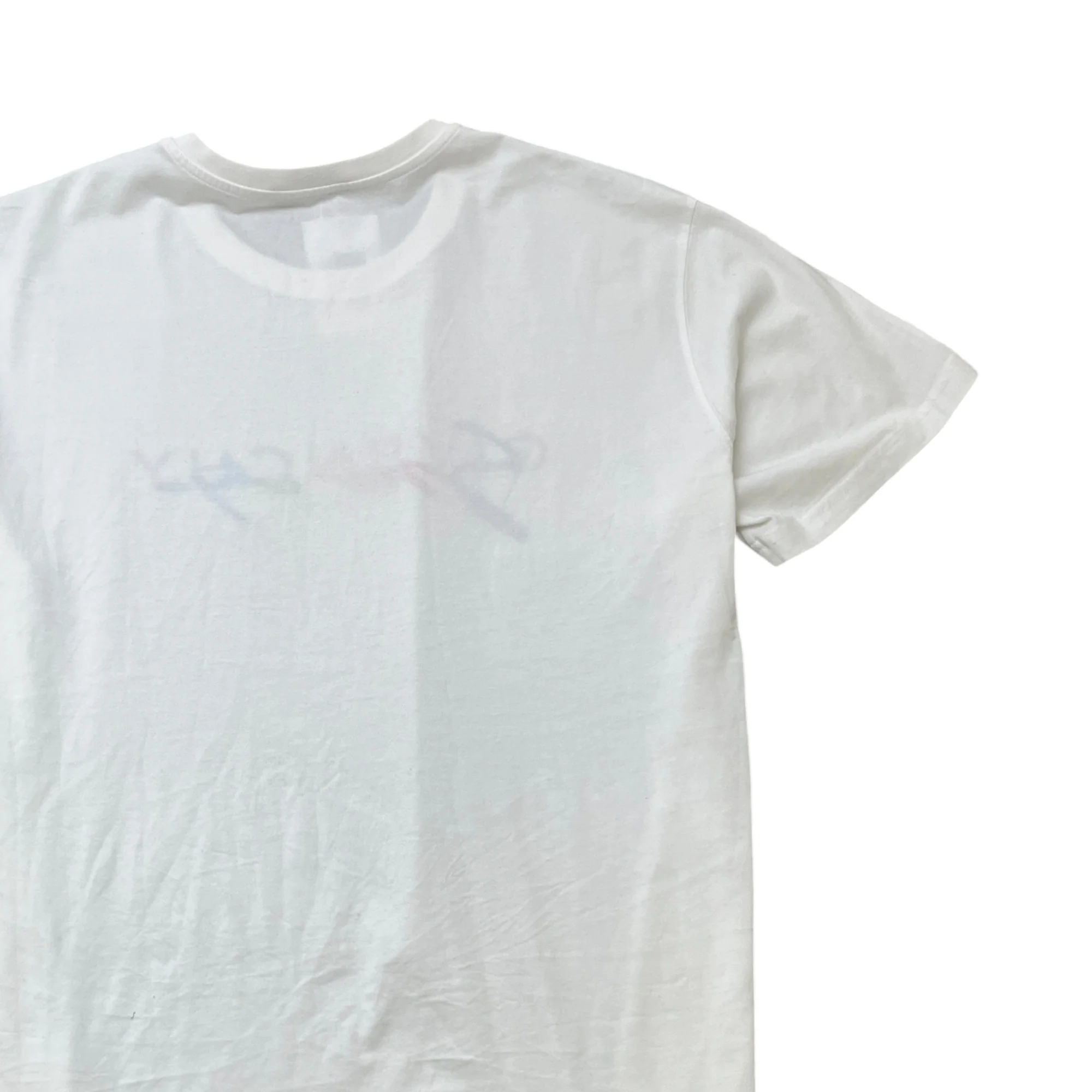 Men's Signature Logo T-Shirt White Size L - Image 4