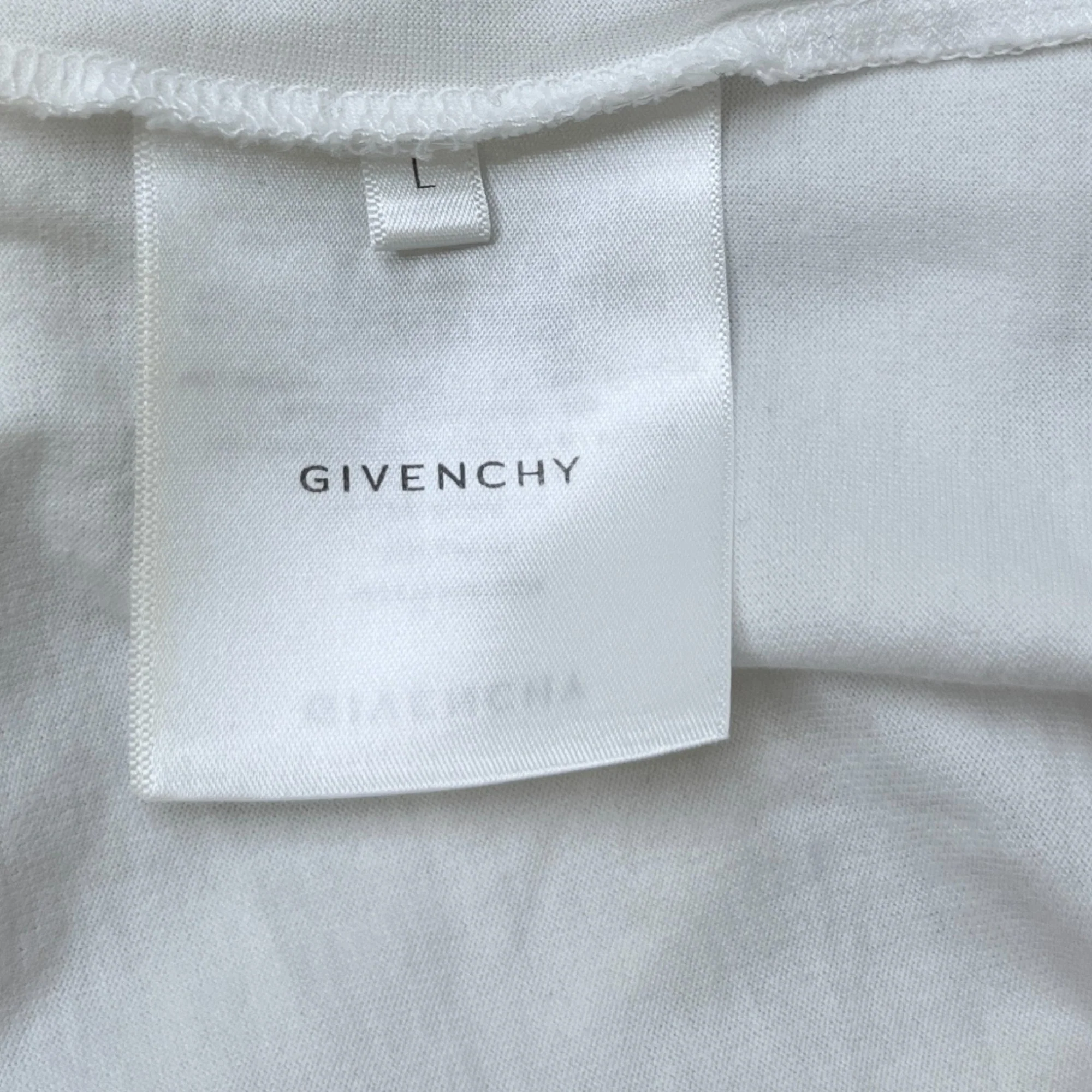 Men's Signature Logo T-Shirt White Size L - Image 6