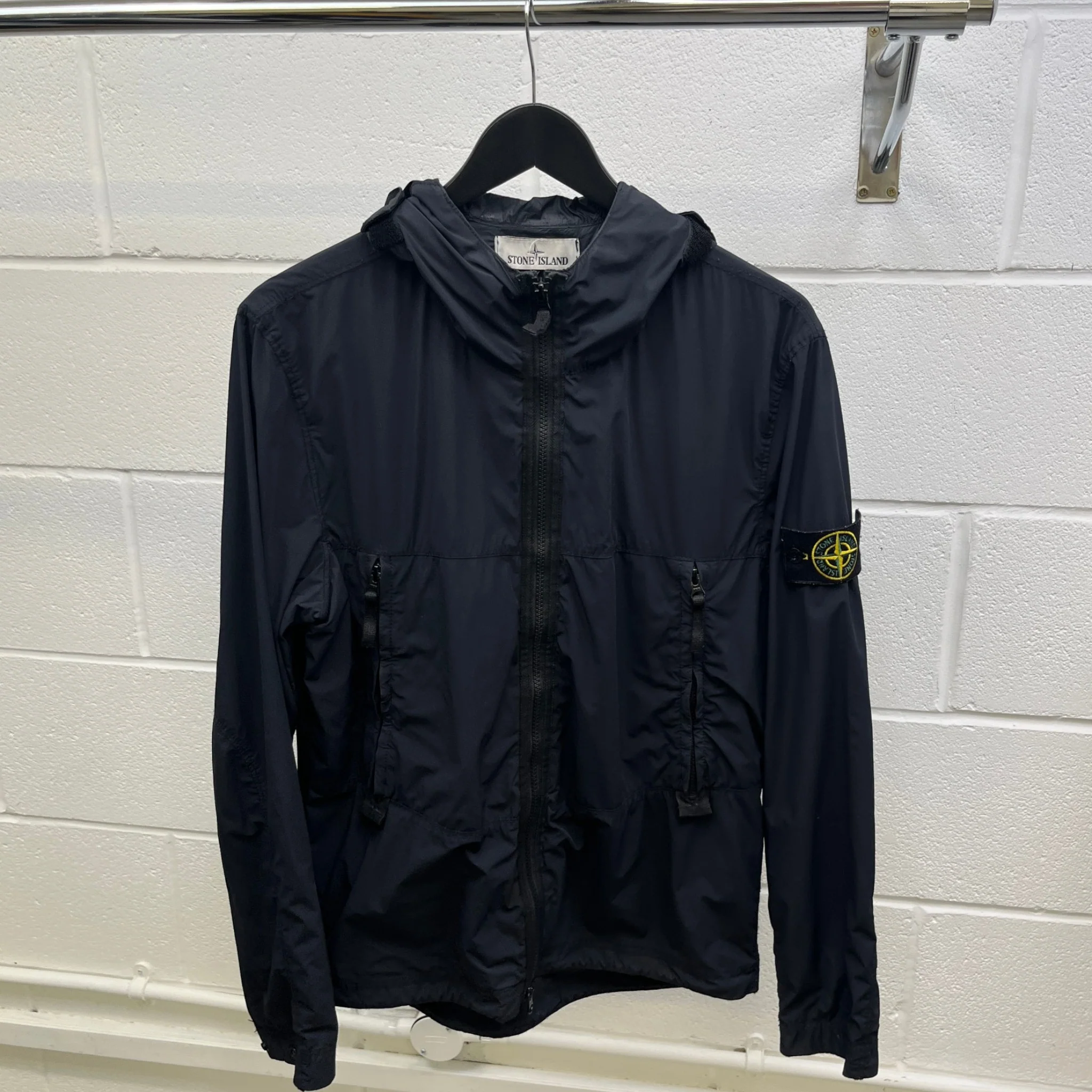 Men's Skin Touch Nylon-Tc Jacket Black Size S - Image 9