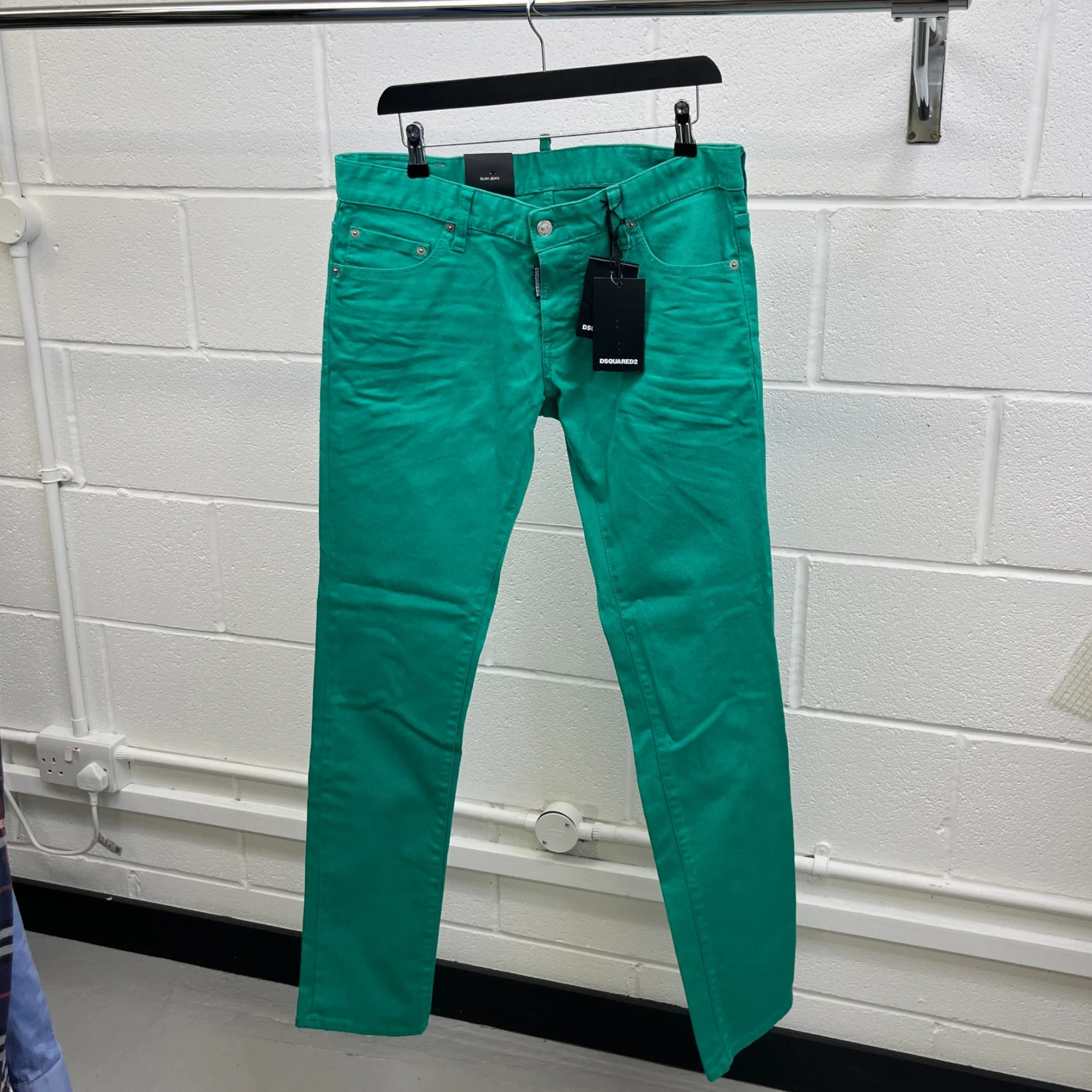 Men's Slim Jeans Green Size IT 48 / UK 32 - Image 11