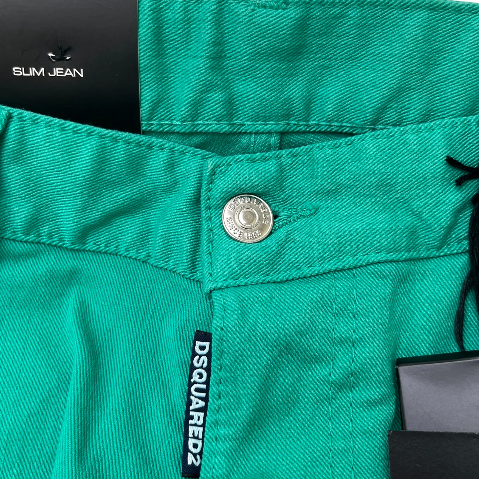 Men's Slim Jeans Green Size IT 48 / UK 32 - Image 6