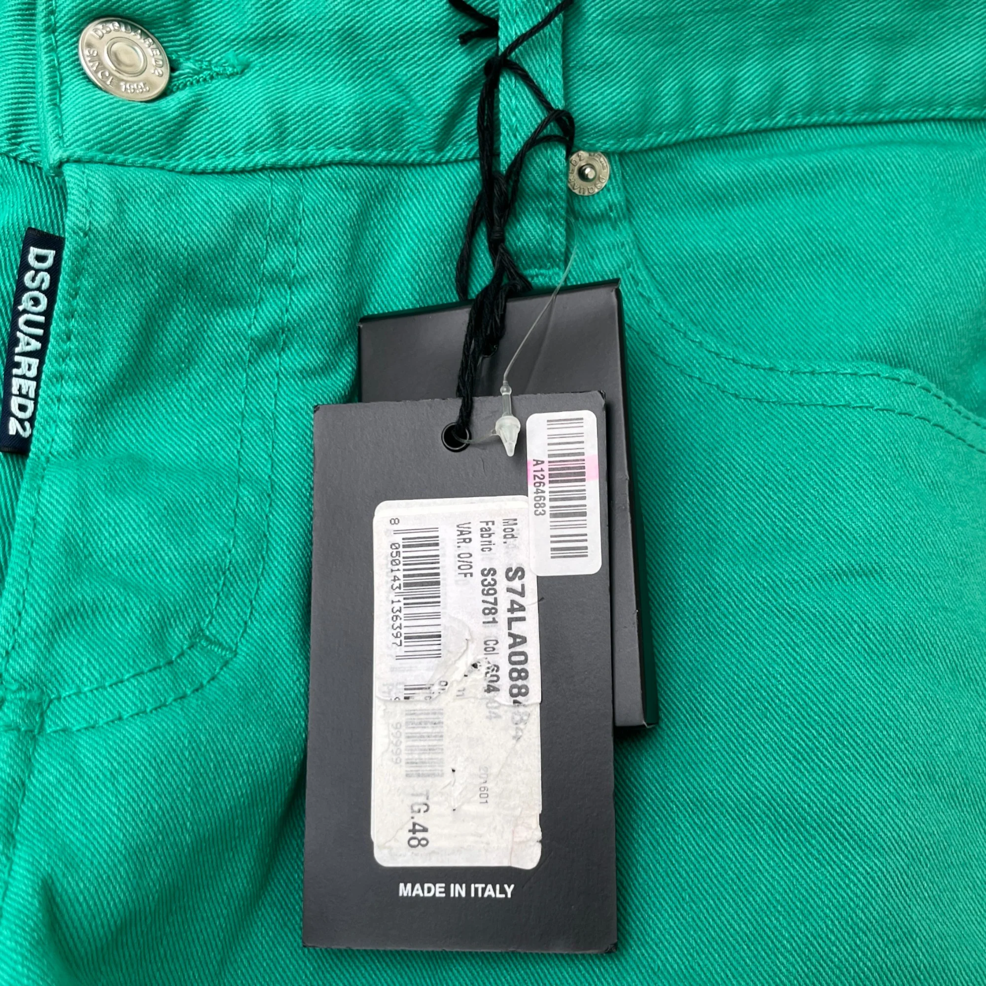 Men's Slim Jeans Green Size IT 48 / UK 32 - Image 9