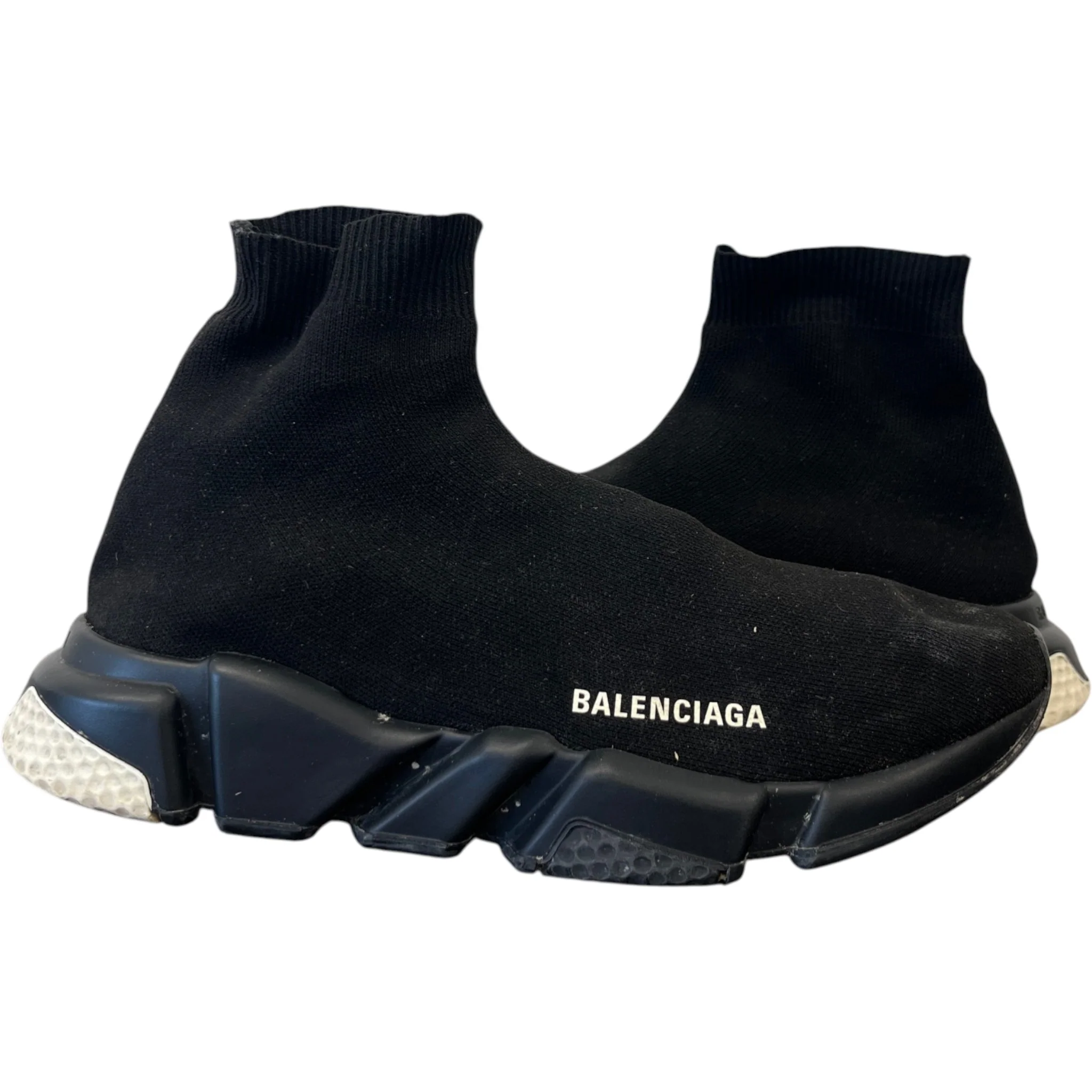 Men's Sock Runners High Trainers Black Size EU 41 / UK 7 - Image 3