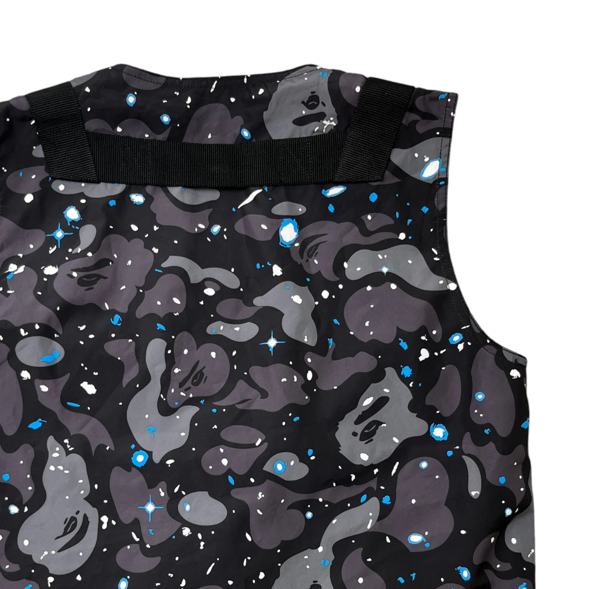 Men's Space Camo Military Vest Black Size S - Image 4