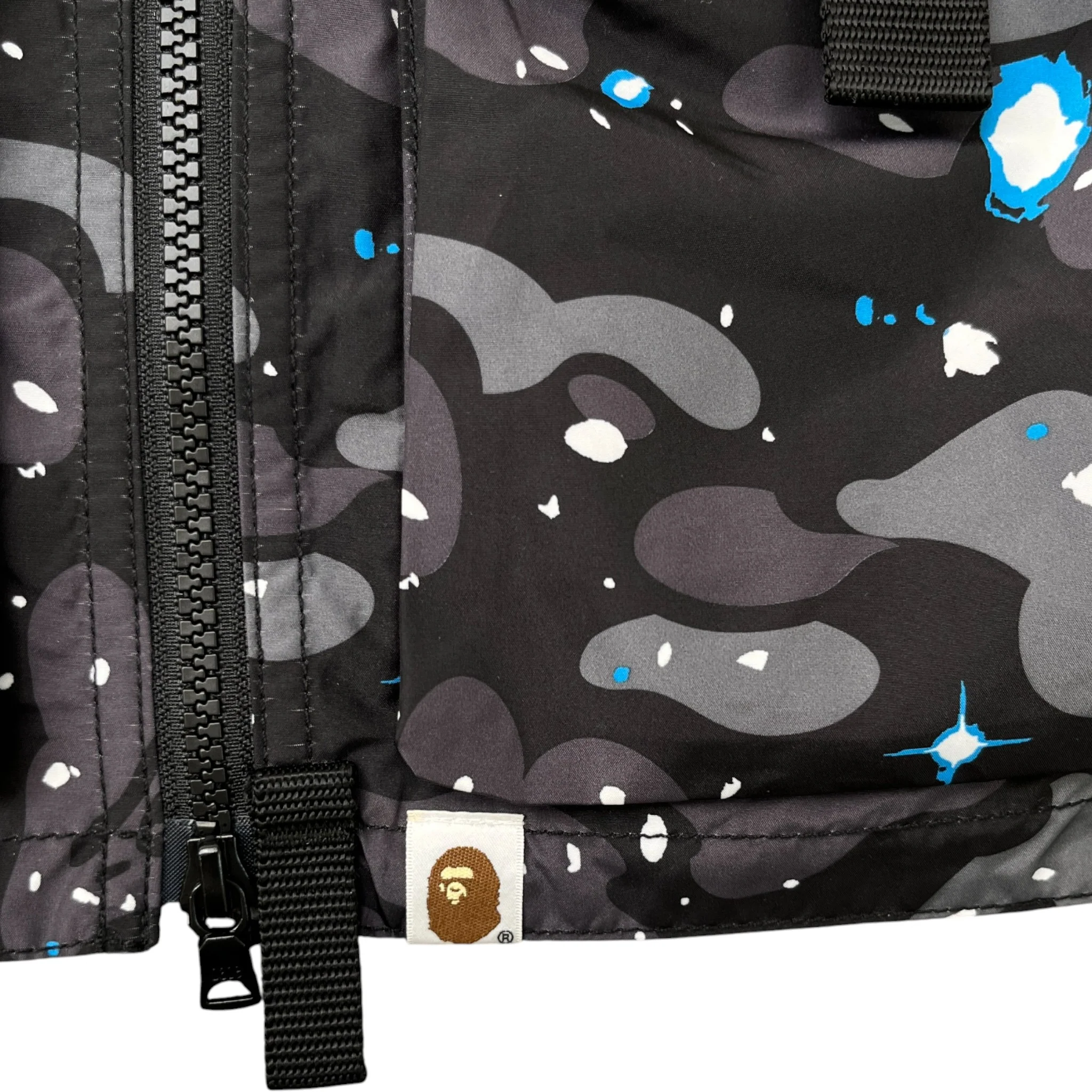 Men's Space Camo Military Vest Black Size S - Image 6