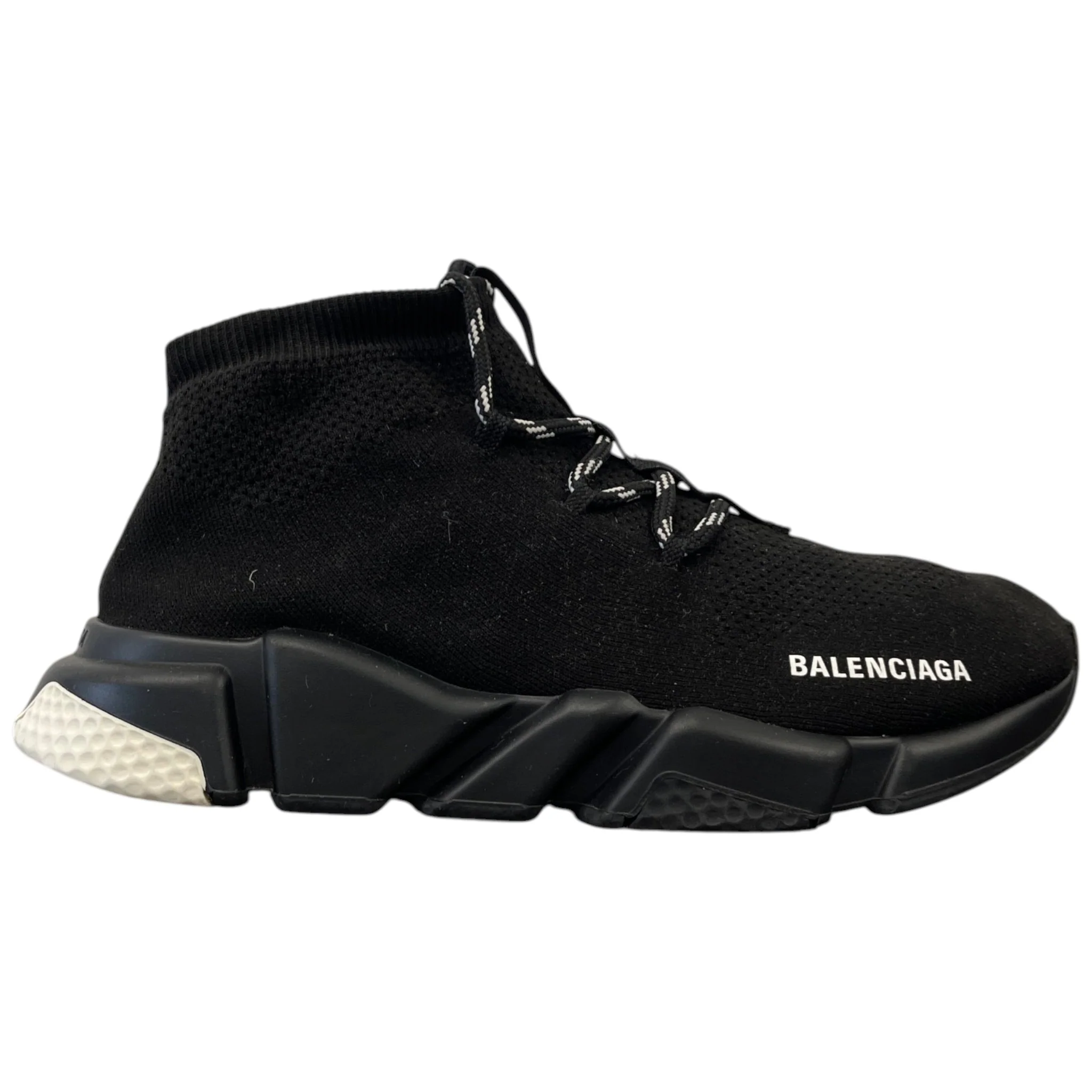 Men's Speed Lace High Trainers Black Size EU 41 / UK 7