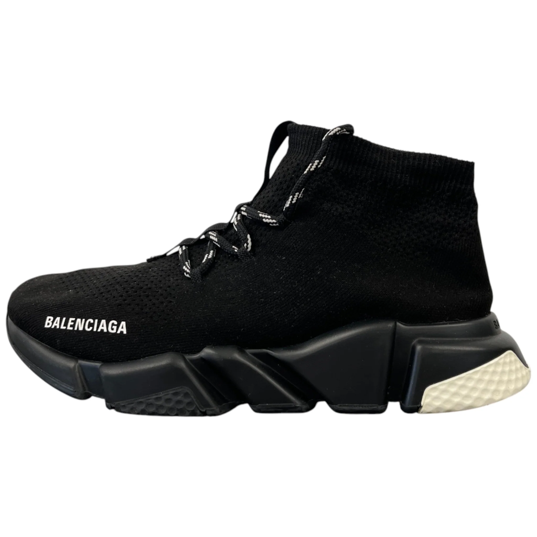 Men's Speed Lace High Trainers Black Size EU 41 / UK 7 - Image 5