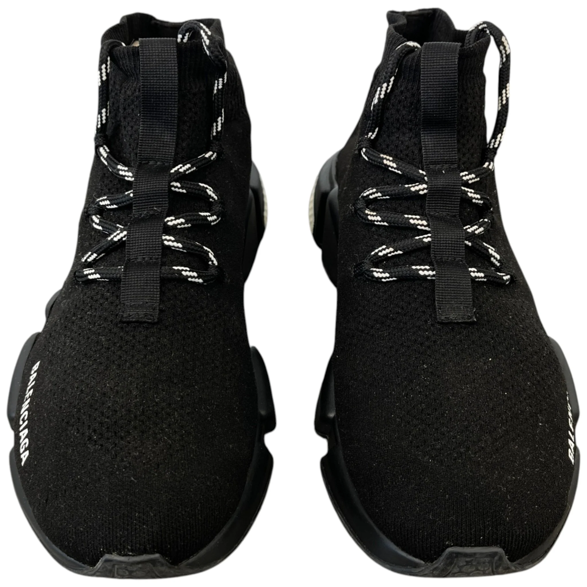 Men's Speed Lace High Trainers Black Size EU 41 / UK 7 - Image 6