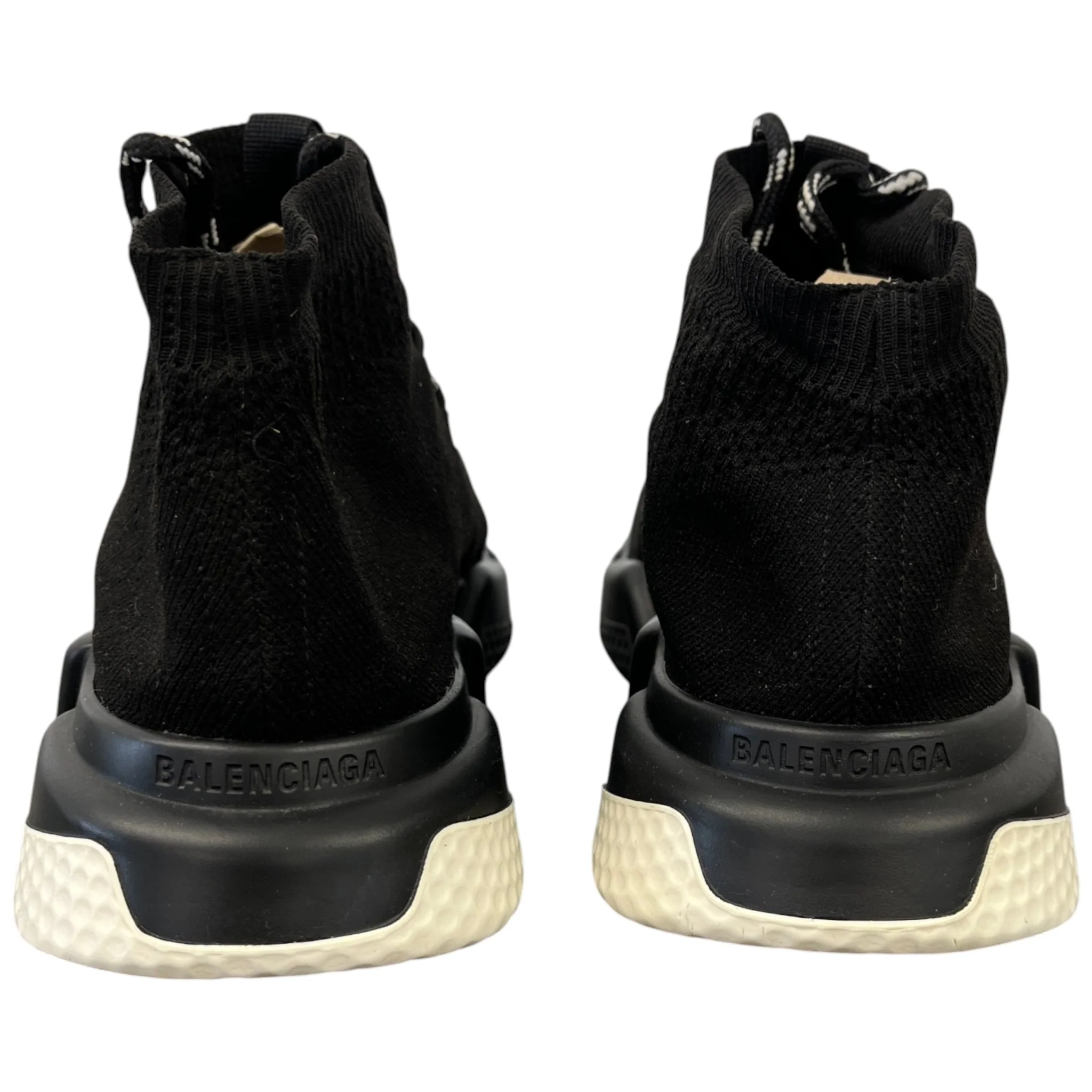 Men's Speed Lace High Trainers Black Size EU 41 / UK 7 - Image 7