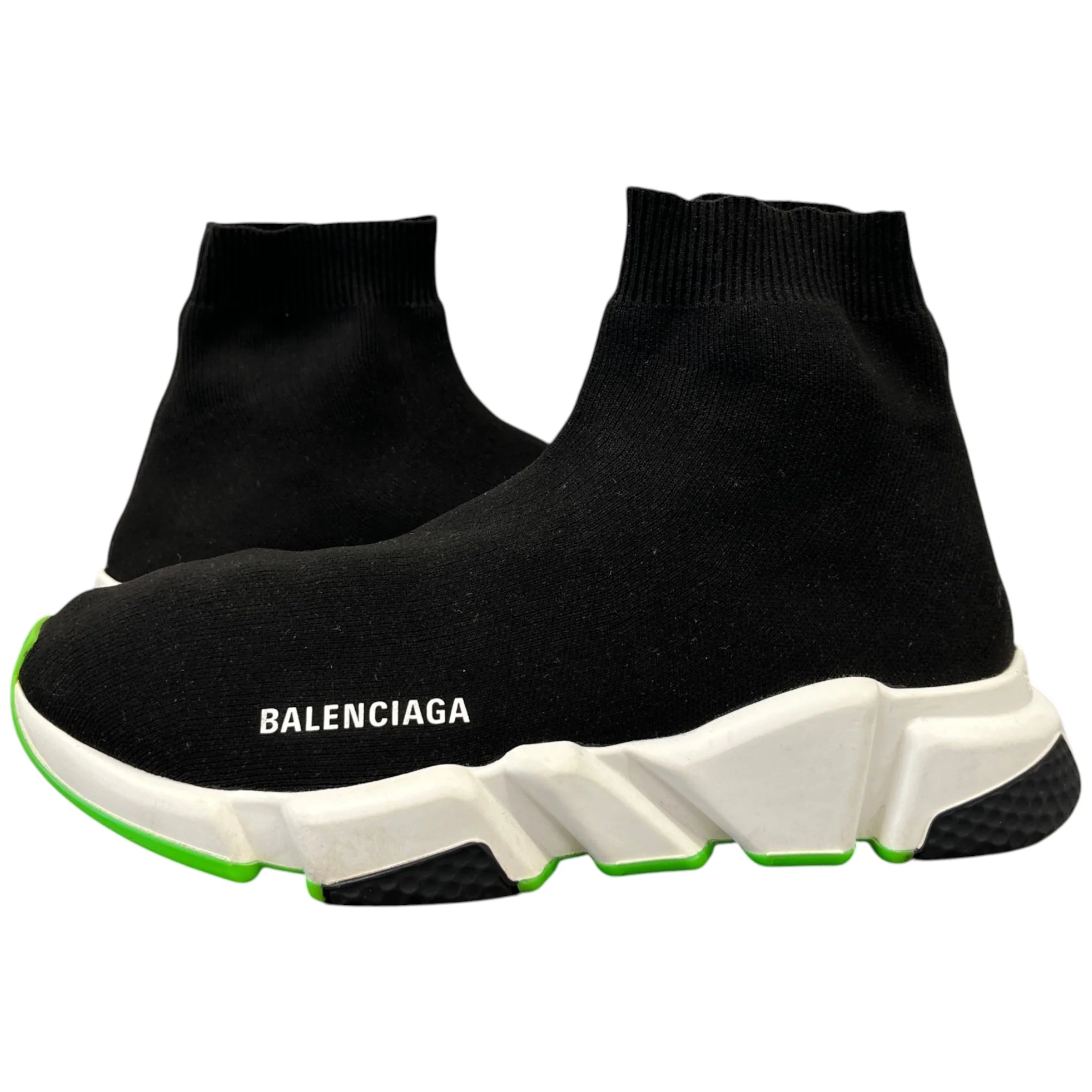 Men's Speed Sock High Trainers Black Size EU 40 / UK 6 - Image 3