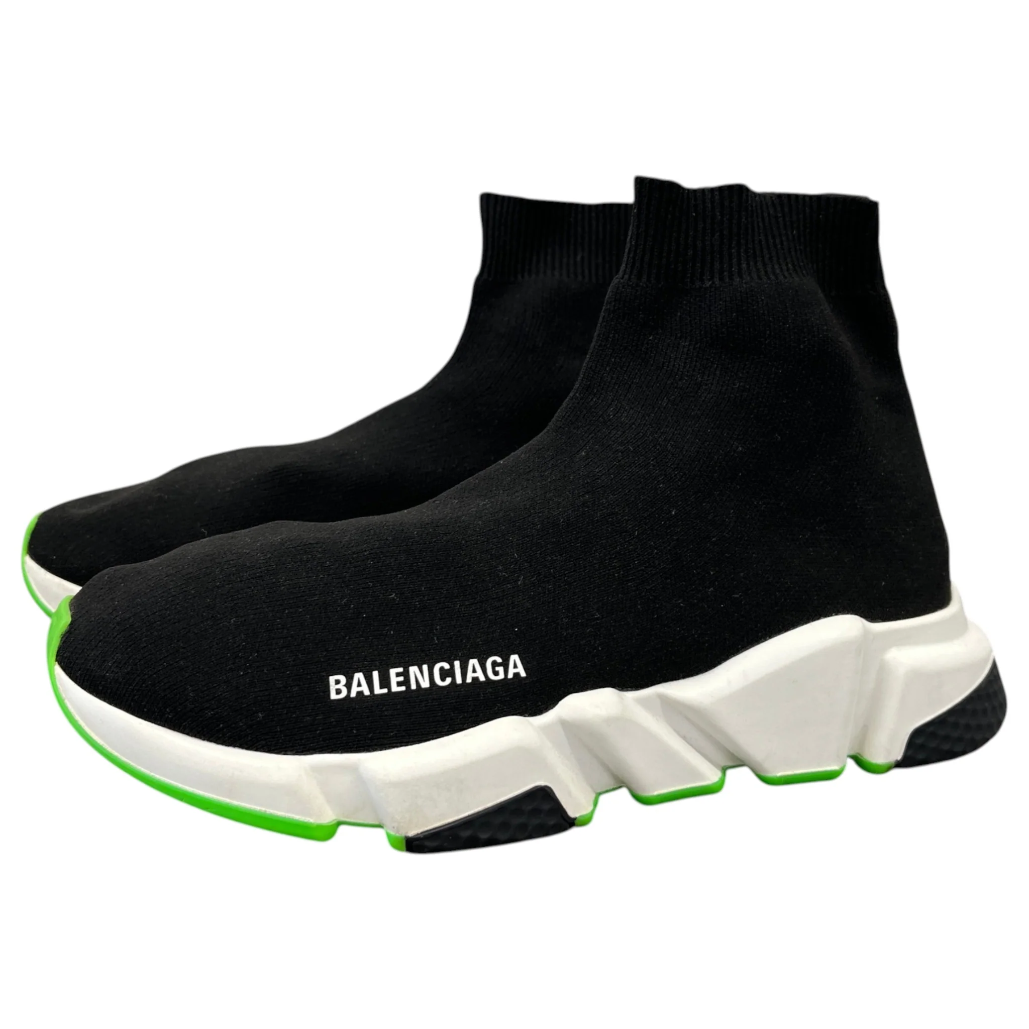 Men's Speed Sock High Trainers Black Size EU 40 / UK 6 - Image 8