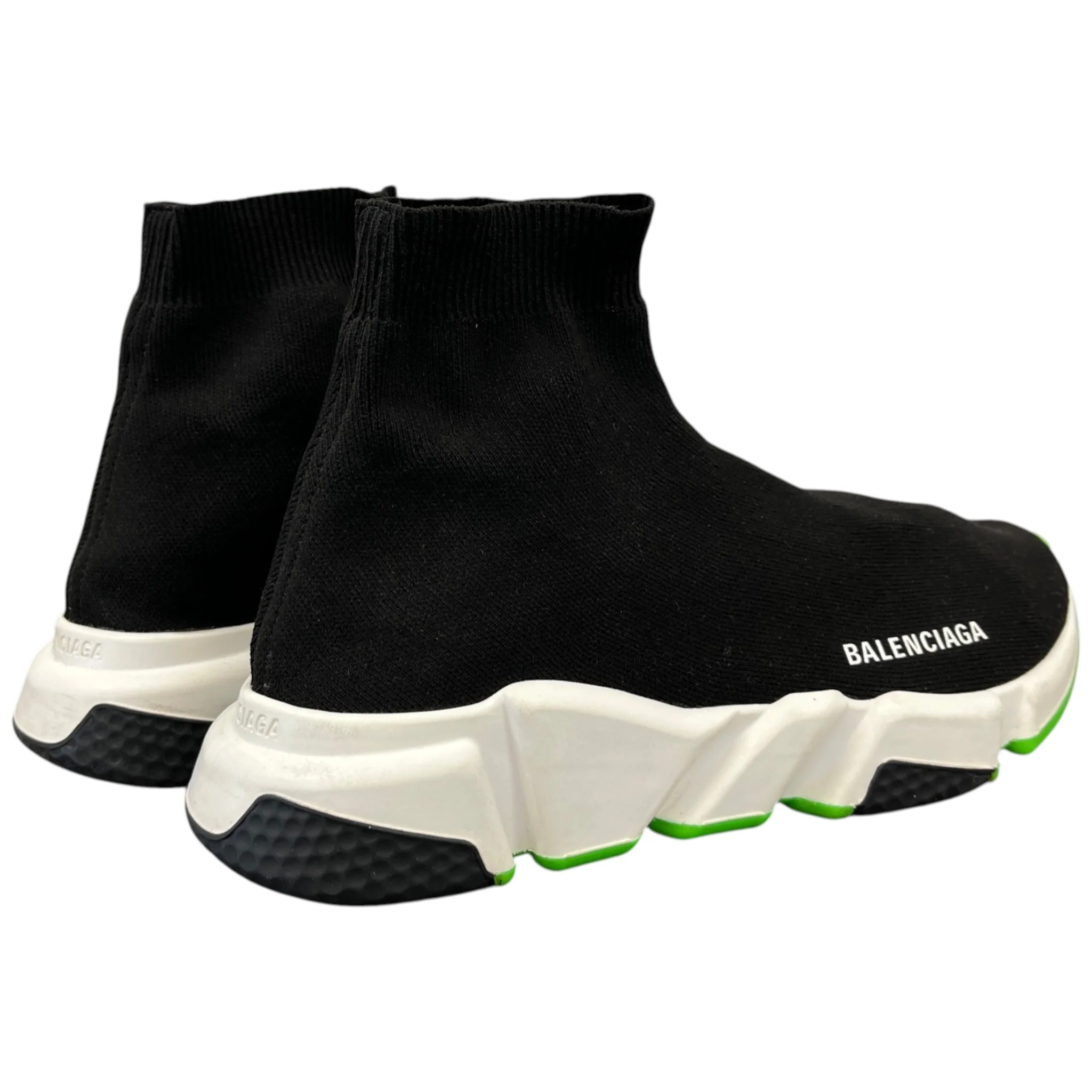 Men's Speed Sock High Trainers Black Size EU 40 / UK 6 - Image 9