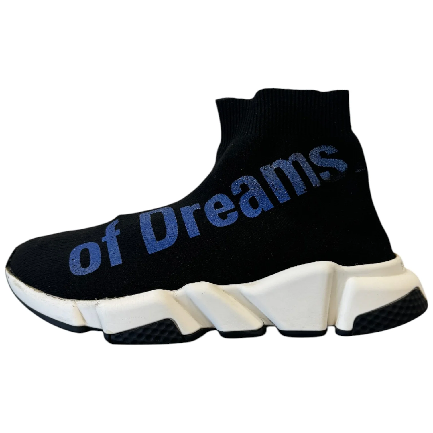 Men's Speed Sock High Trainers Black Size EU 40 / UK 6 - Image 5