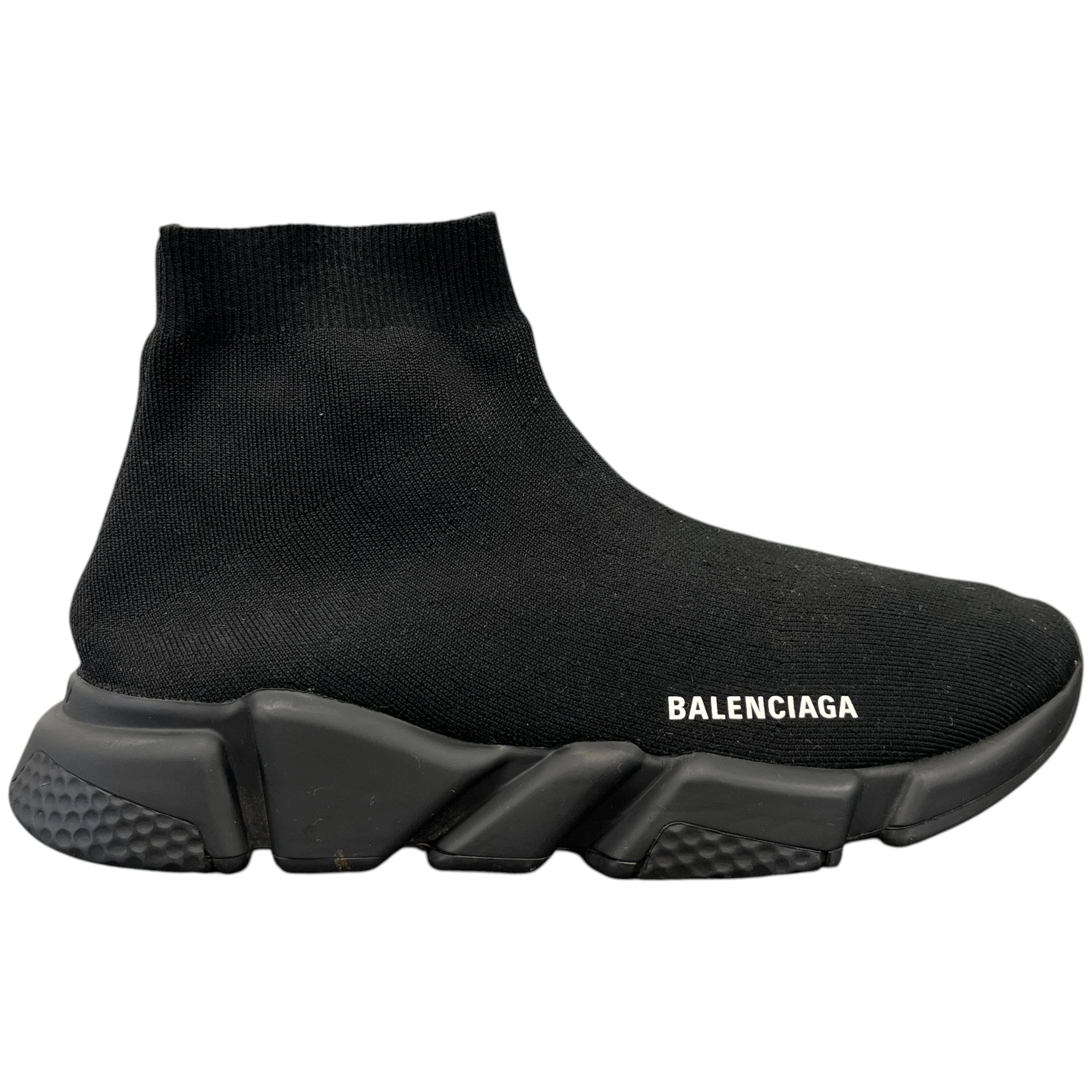Men's Speed Sock High Trainers Black Size EU 43 / UK 9