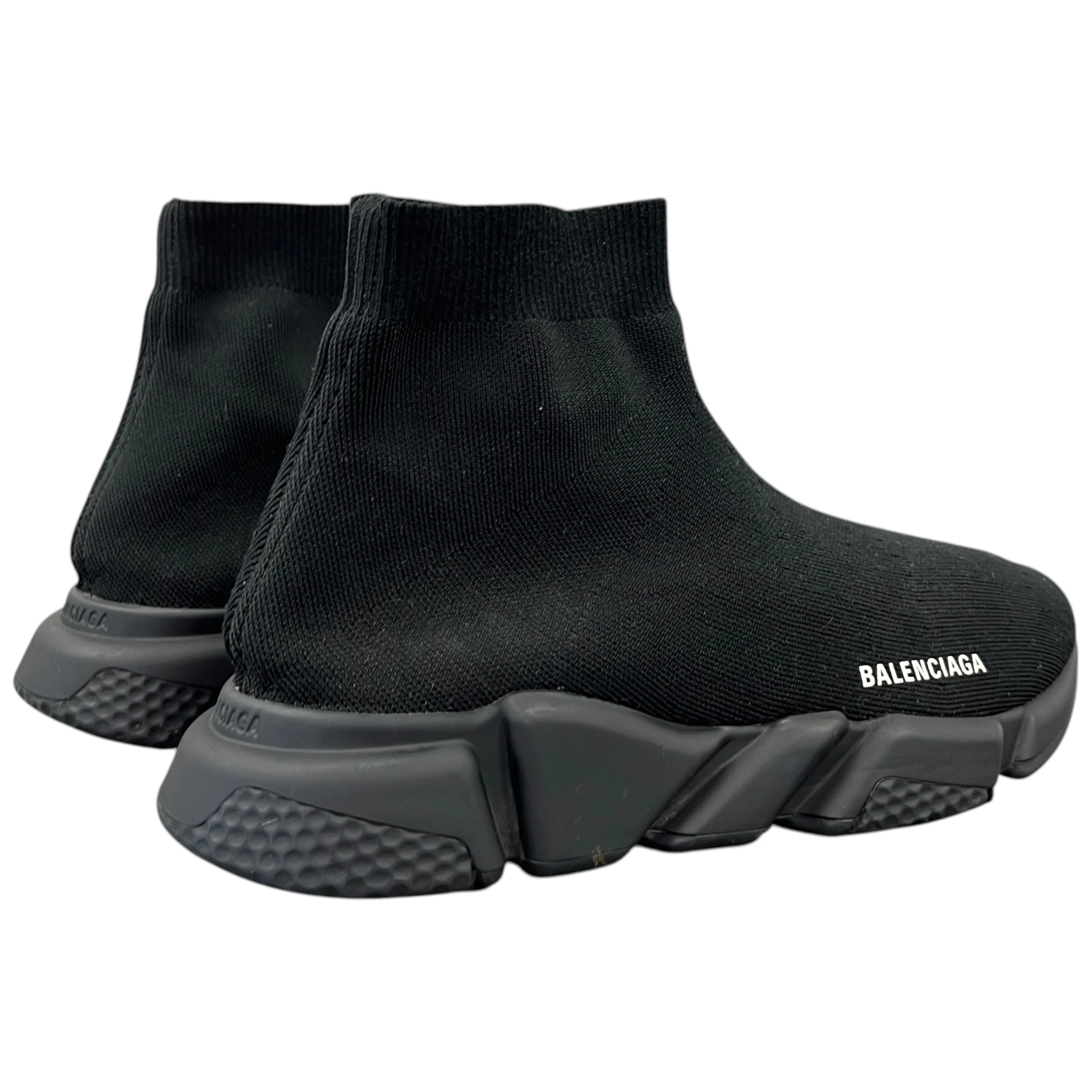 Men's Speed Sock High Trainers Black Size EU 43 / UK 9 - Image 9