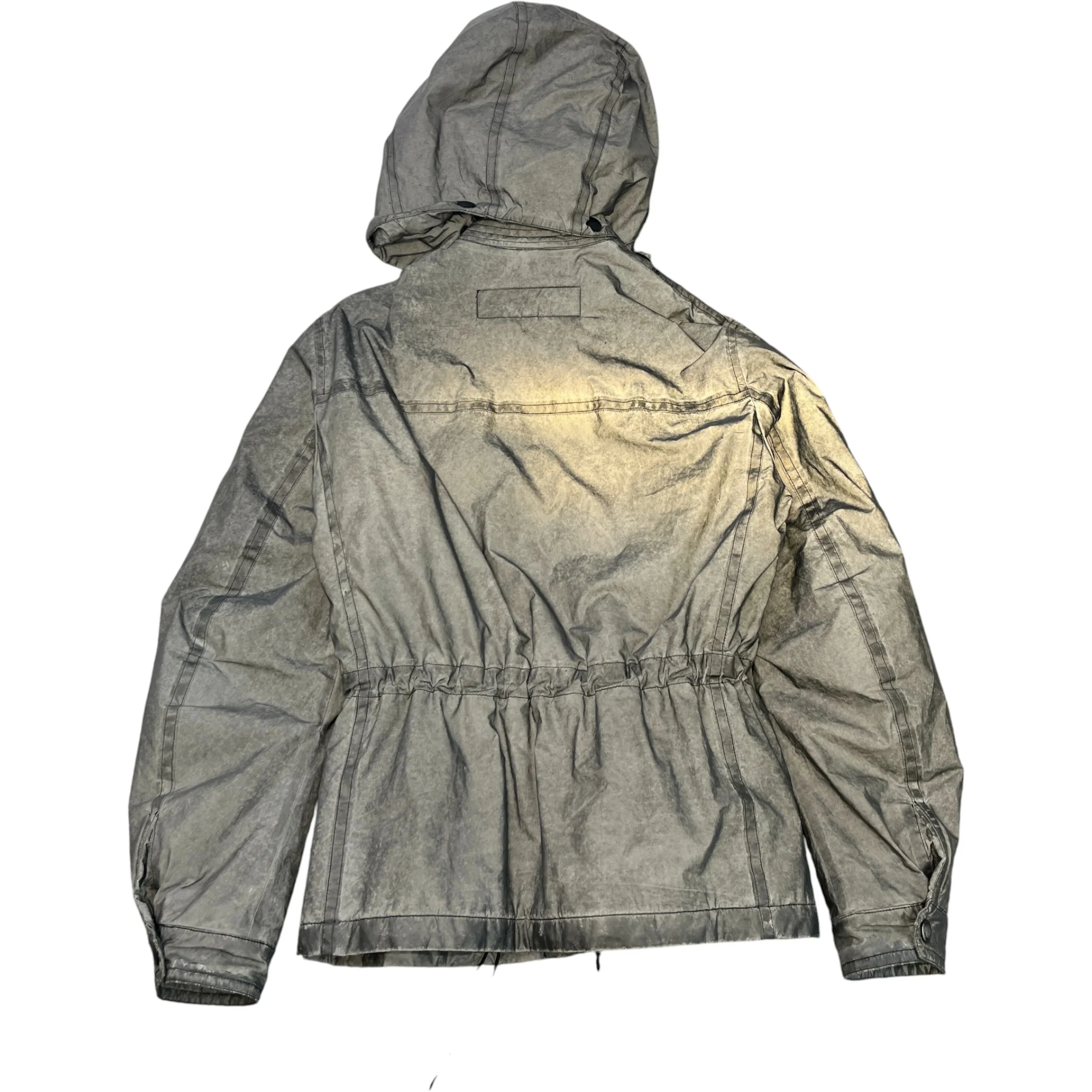 Men's Sport Reflective Jacket Silver Size XL - Image 2